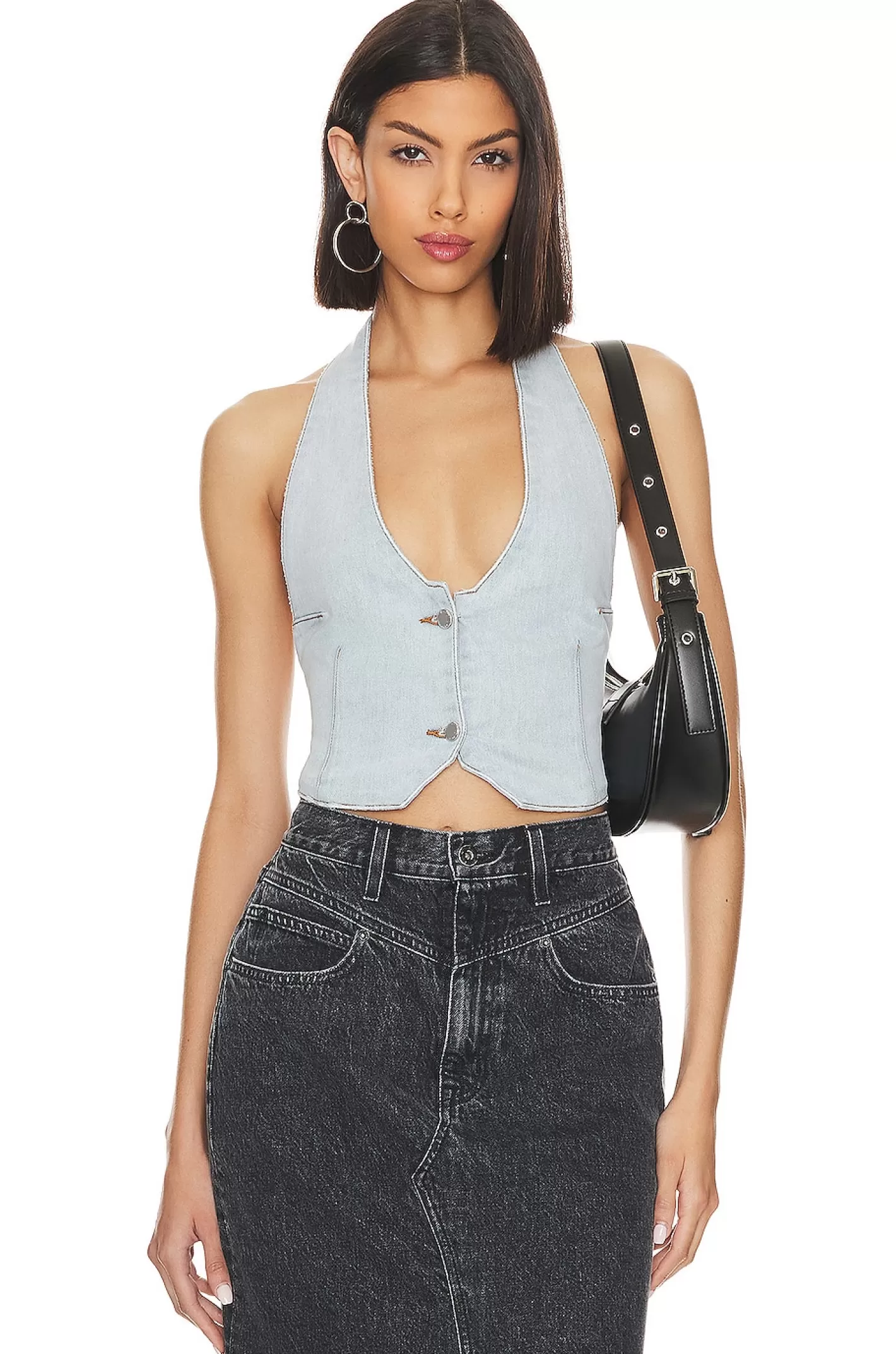 Manny Denim Vest>SER.O.YA Clearance