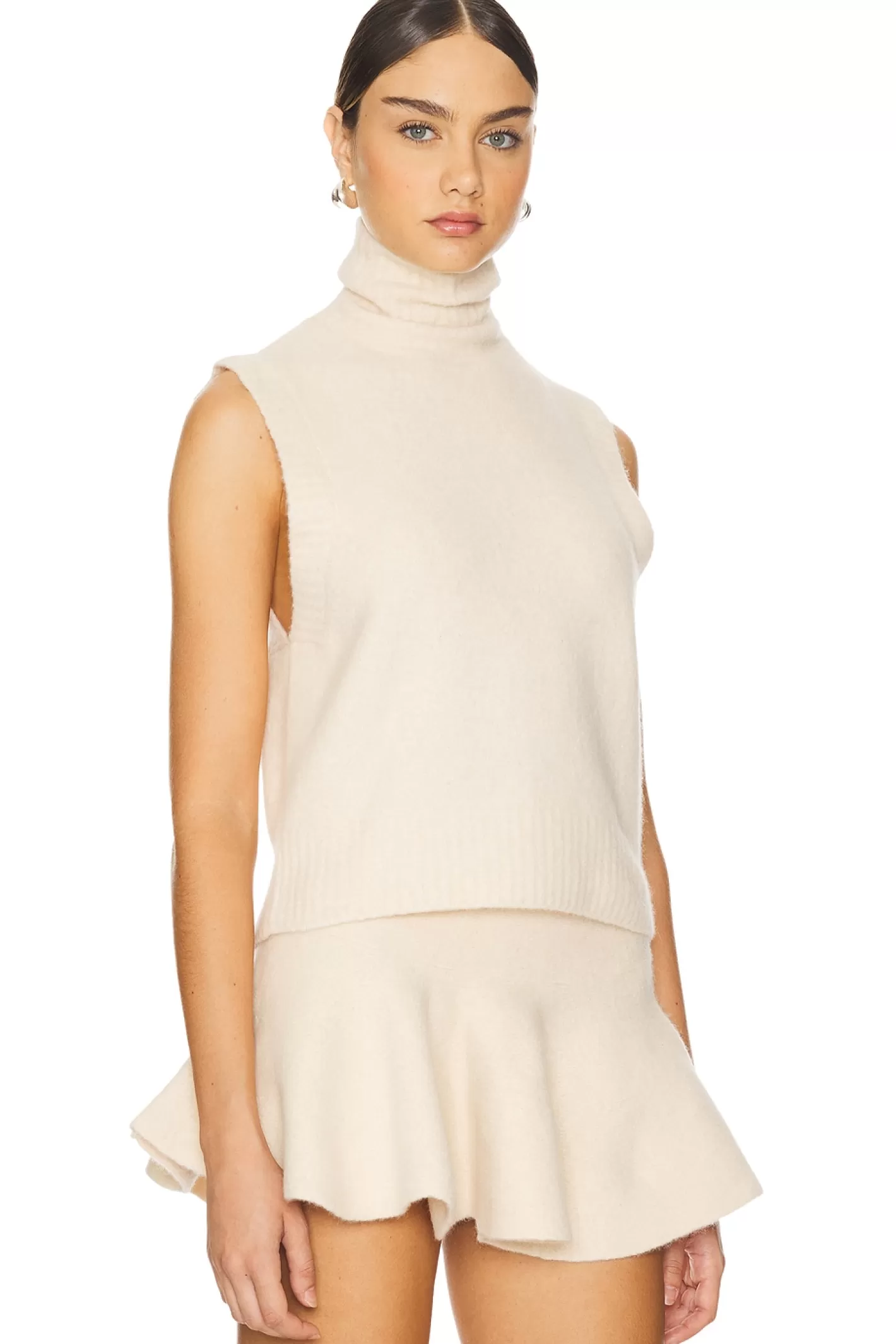 Mapache Mock Neck Vest>Susana Monaco Flash Sale