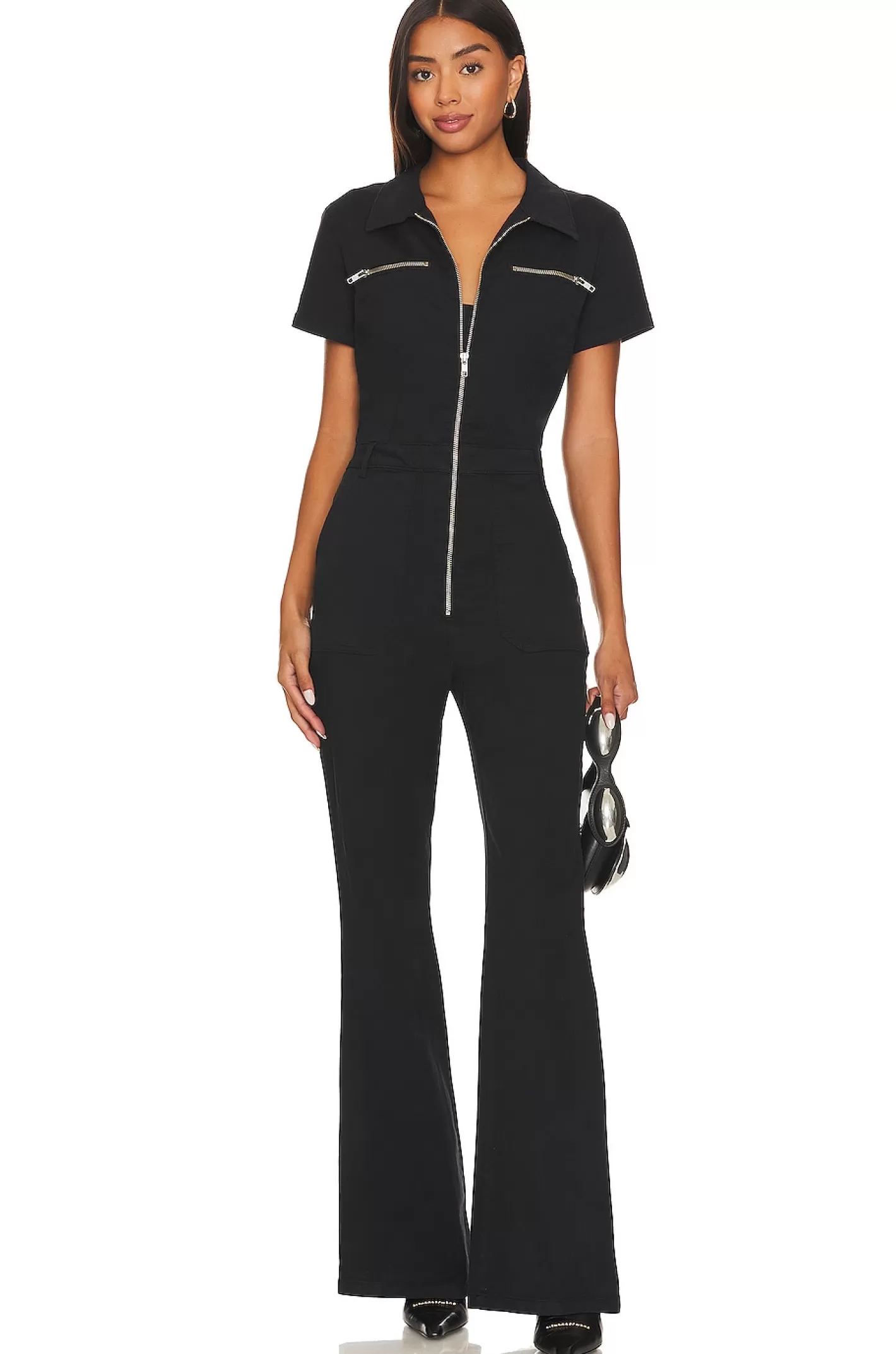 Martina Short Sleeve Flare Jumpsuit>PISTOLA Cheap