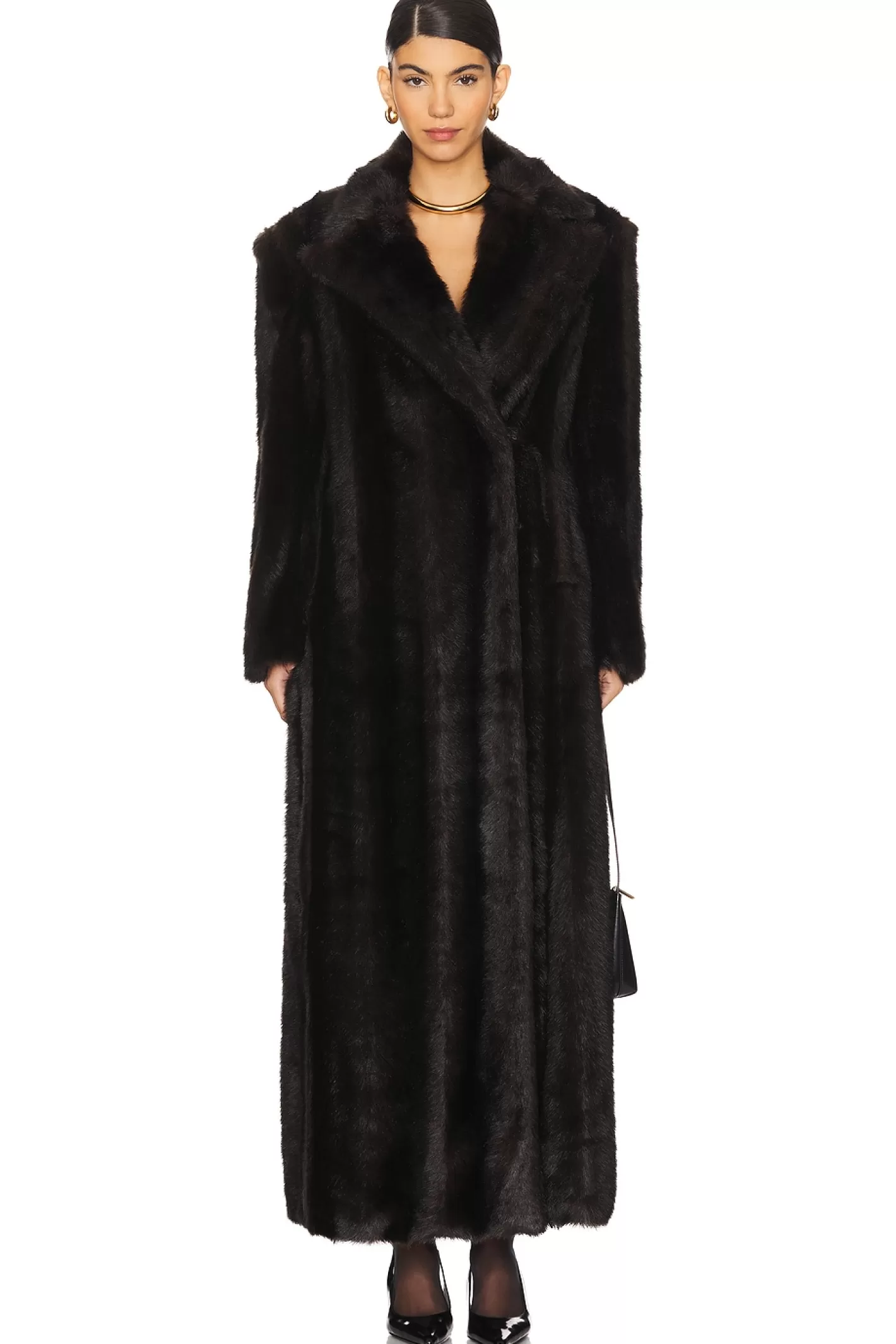 Marzia Faux Fur Coat>AKNVAS Cheap