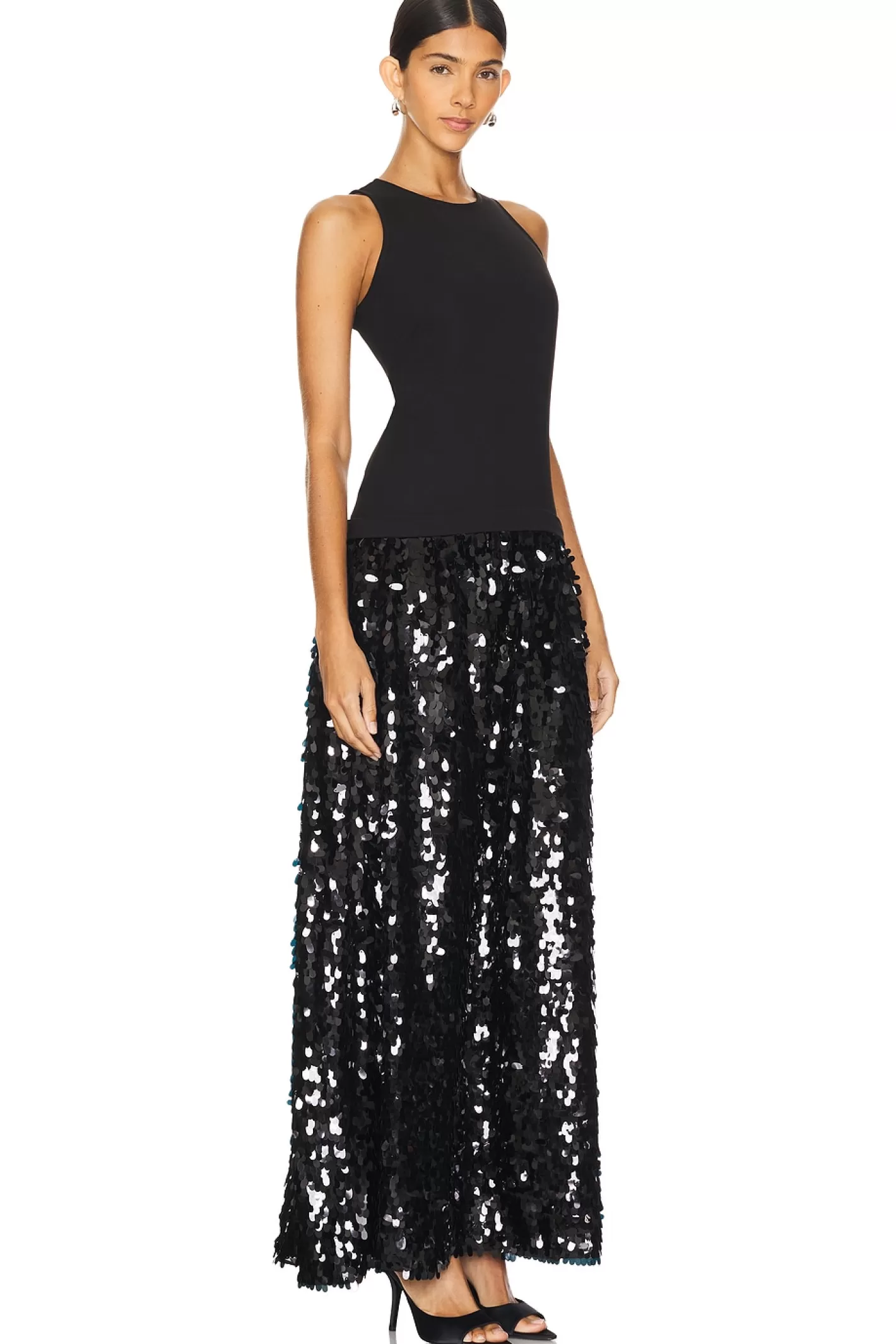 Memphis Crepe Sequin Dress>SIMONMILLER New