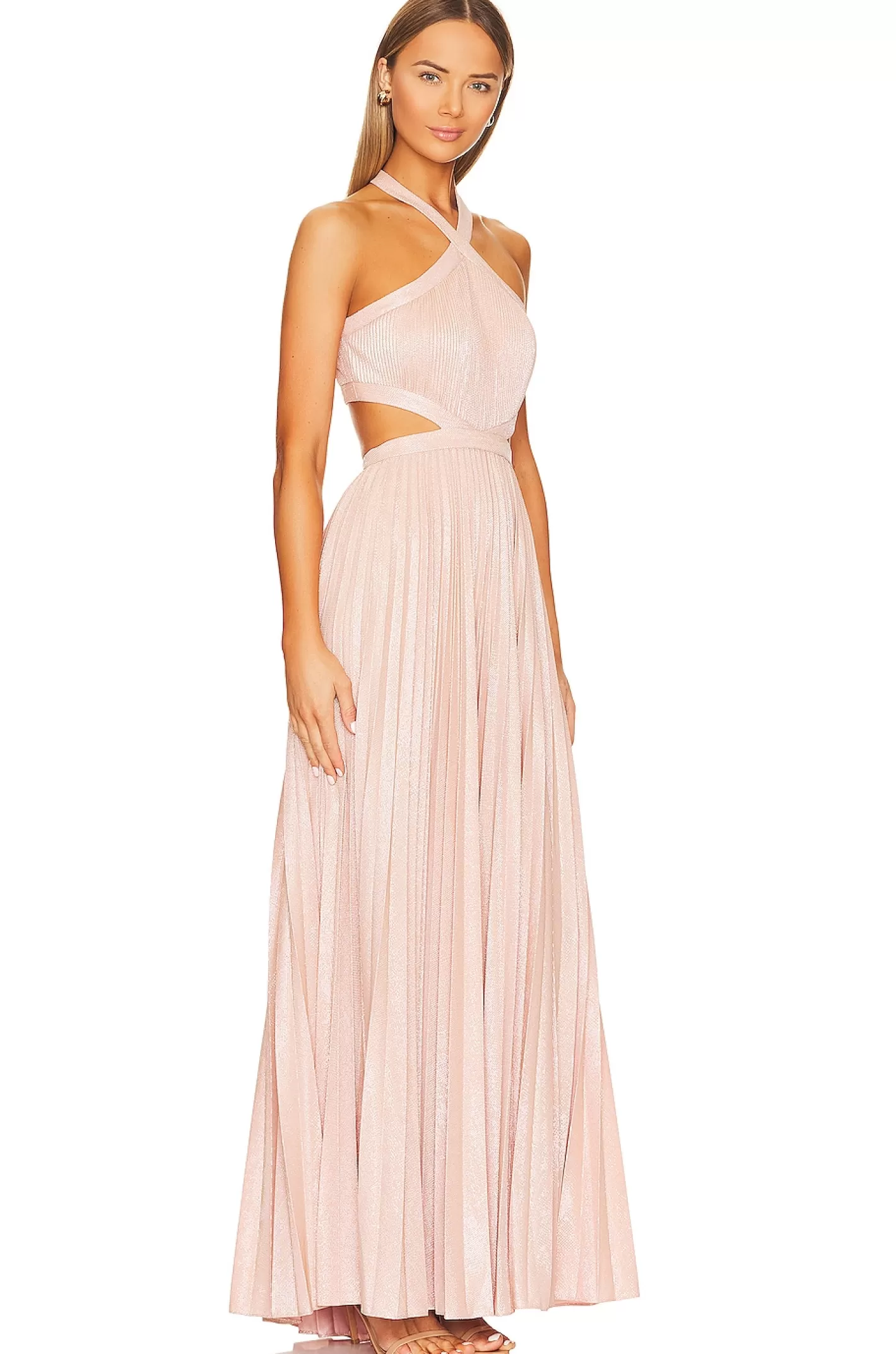 Metallic Evening Gown>BCBGMAXAZRIA Cheap