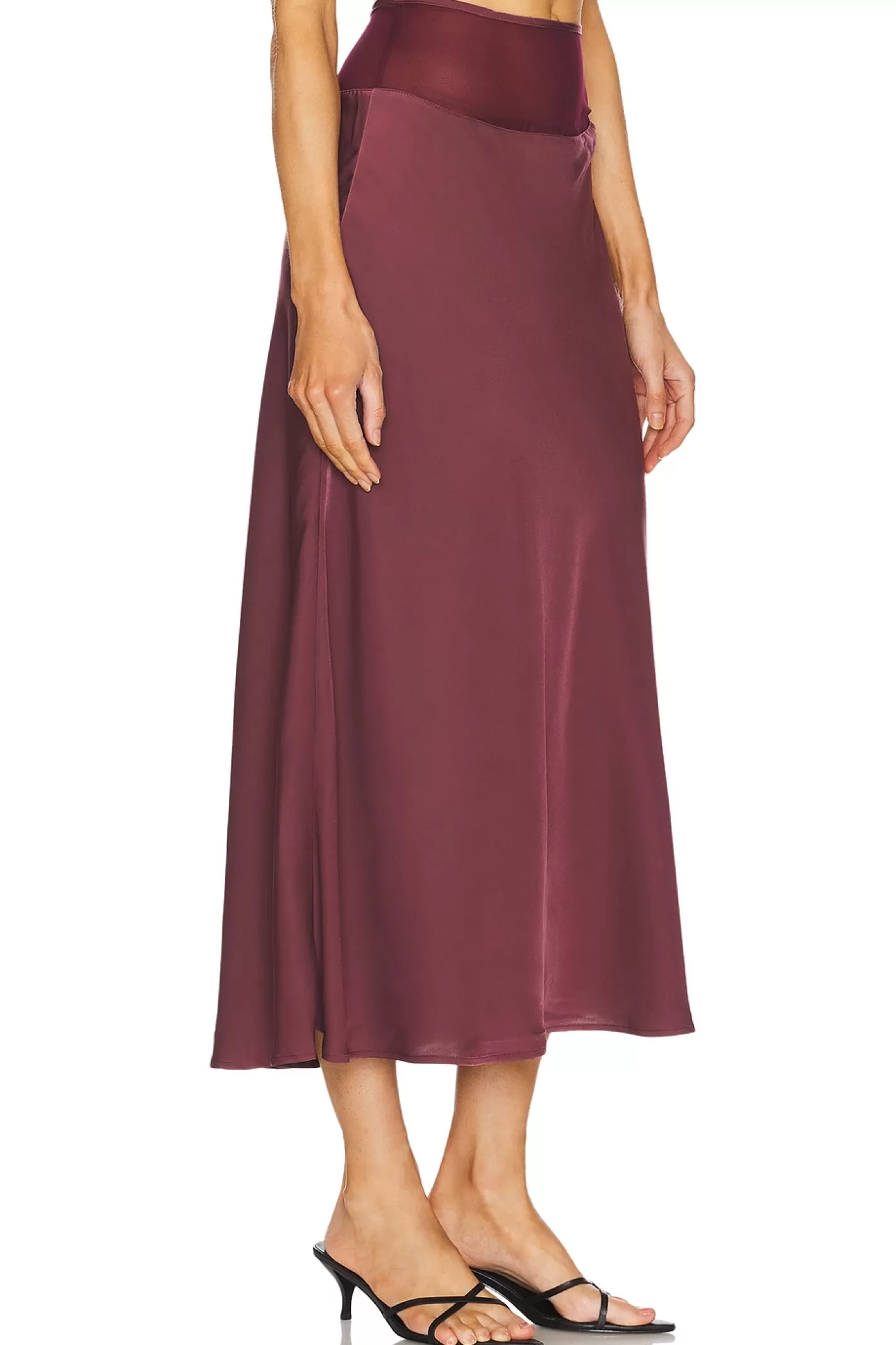 Midi Chiffon Cutout Skirt>WeWoreWhat Clearance