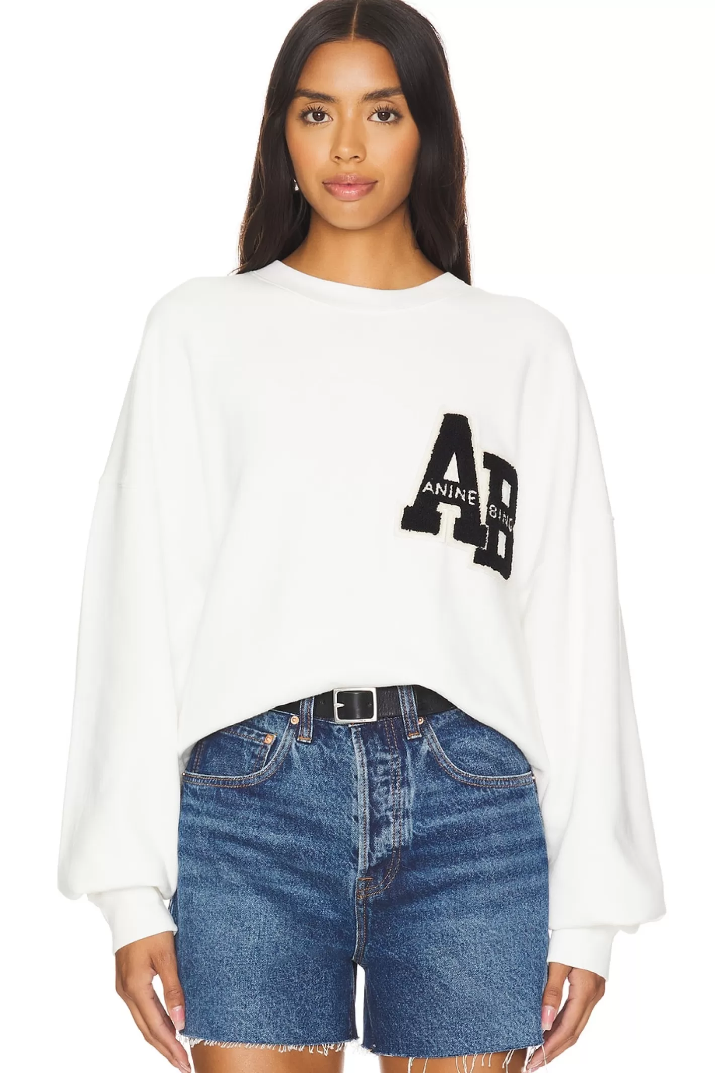 Miles Letterman Sweatshirt>ANINE BING Flash Sale