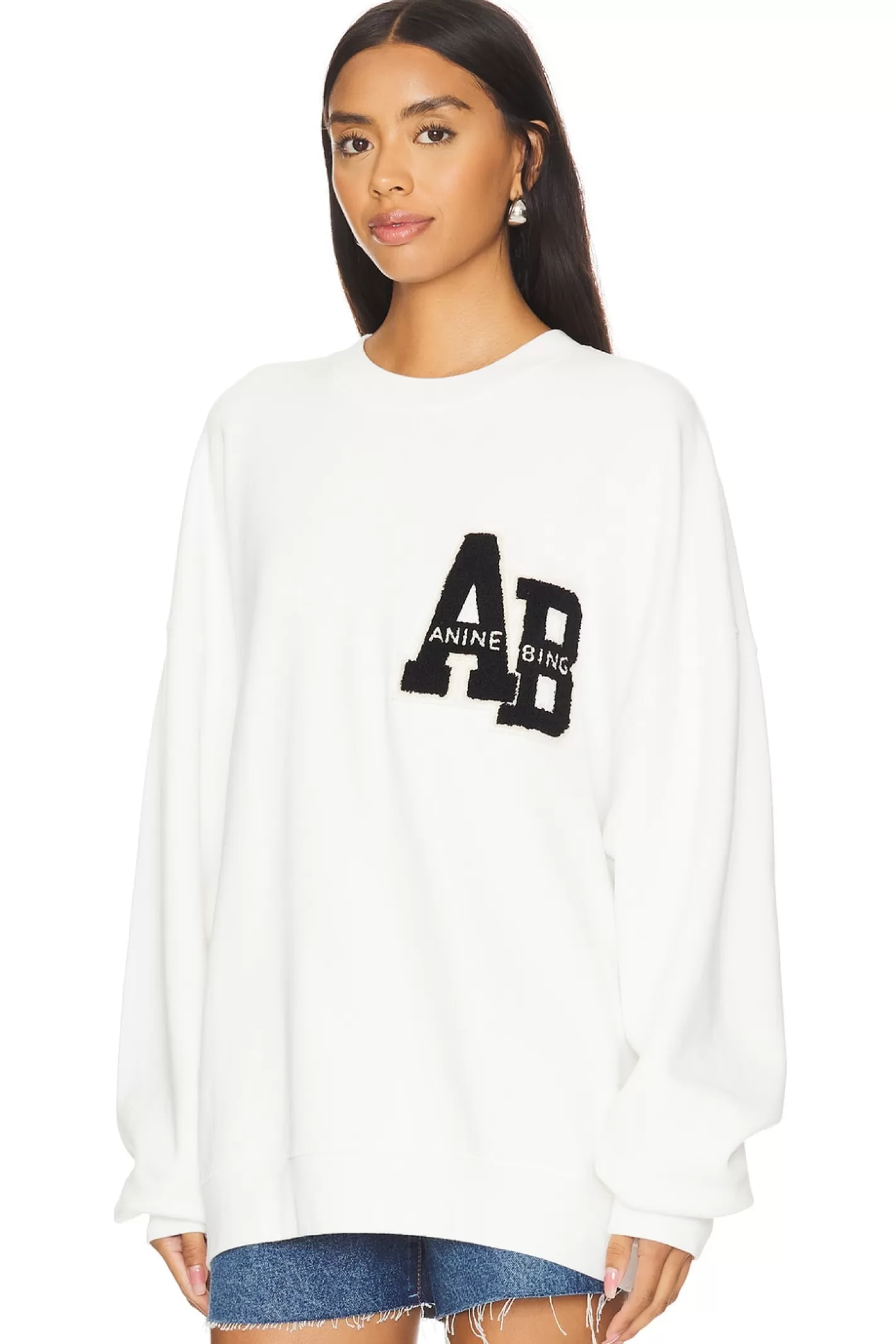 Miles Letterman Sweatshirt>ANINE BING Flash Sale