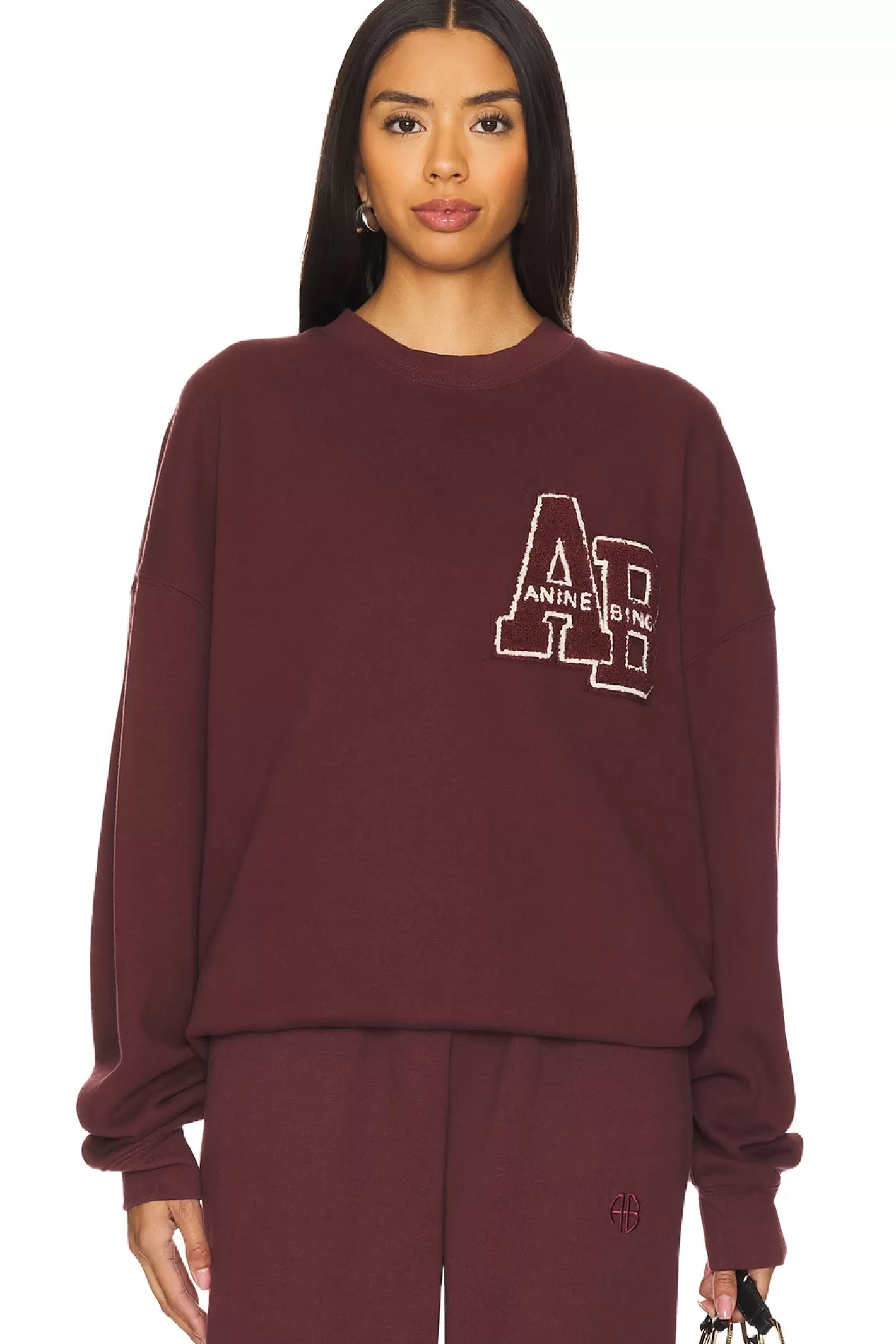Miles Oversized Sweatshirt Letterman>ANINE BING Best