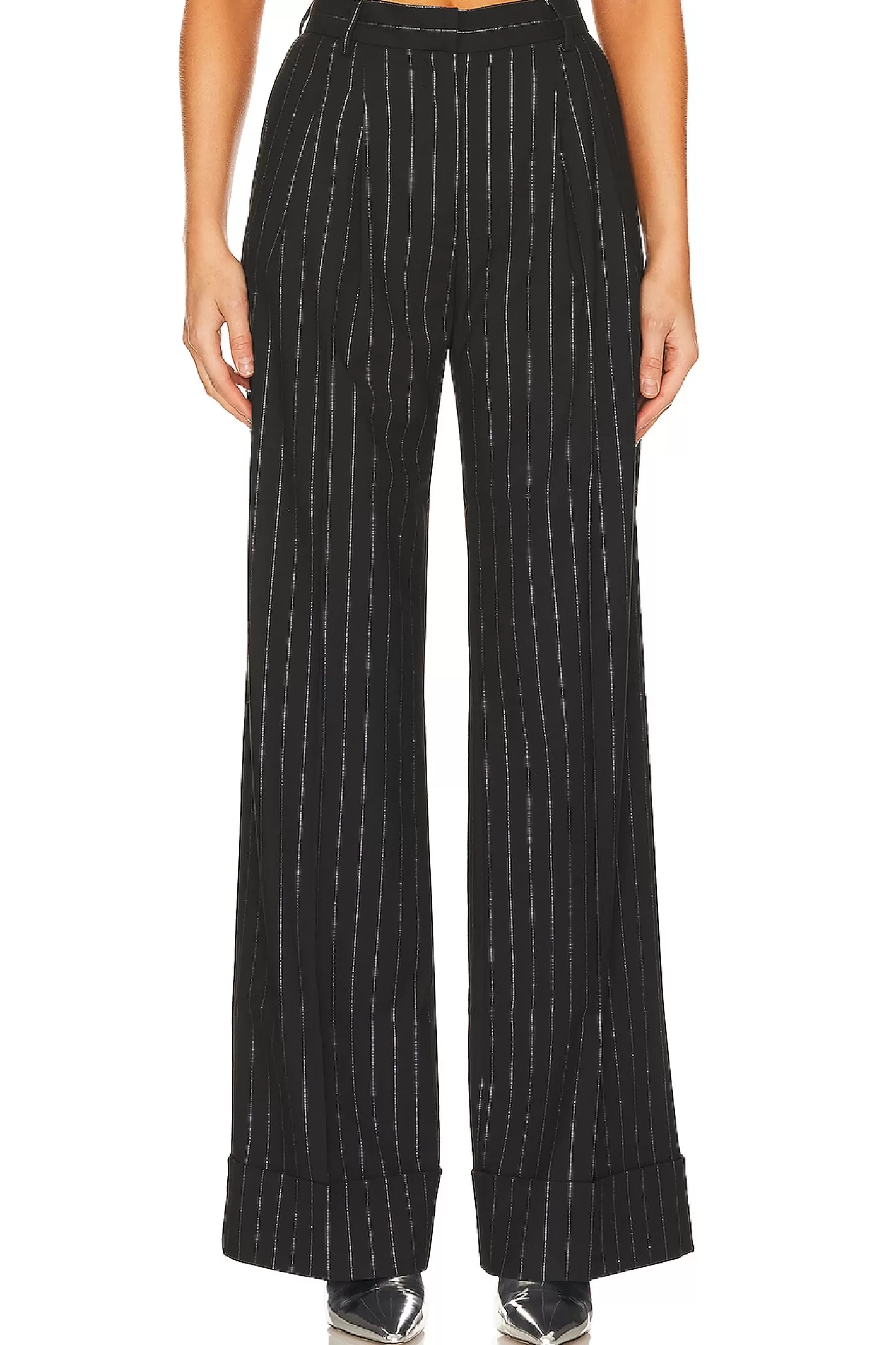 Nathalie Cuffed Hem Pants>The Andamane Shop