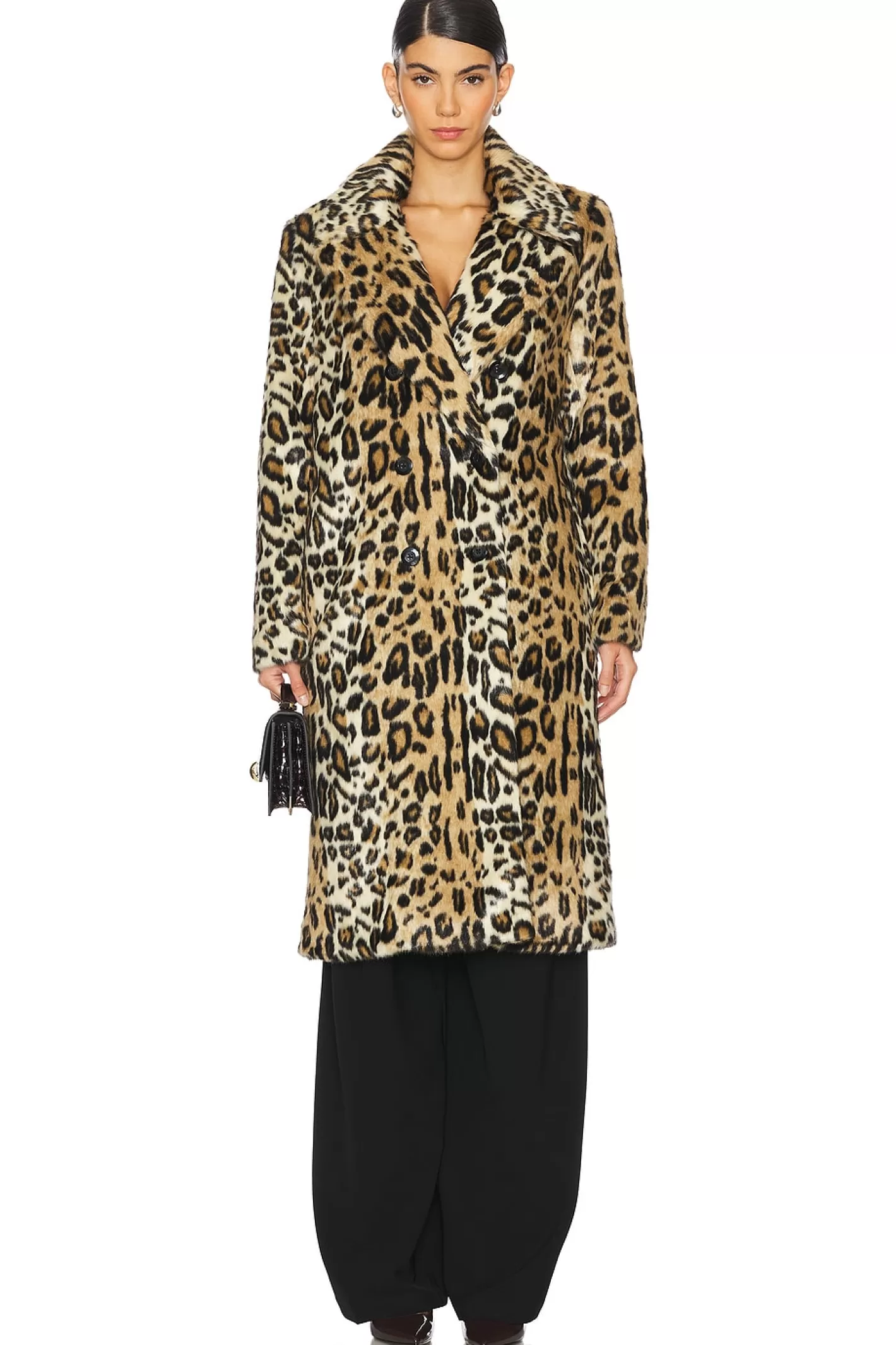 Nicholas Oversized Faux Fur Coat>Alice + Olivia Shop