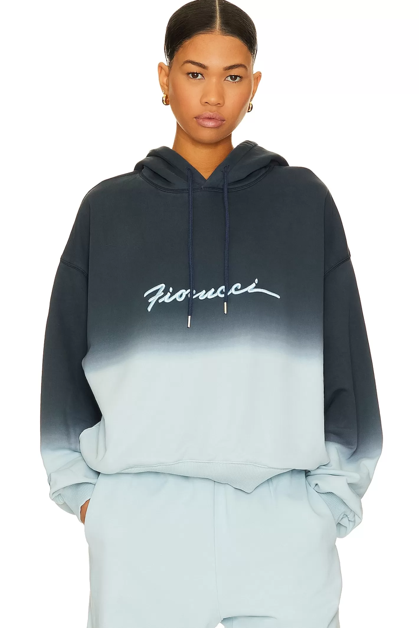 Ombre Squiggle Logo Hoodie>FIORUCCI Best