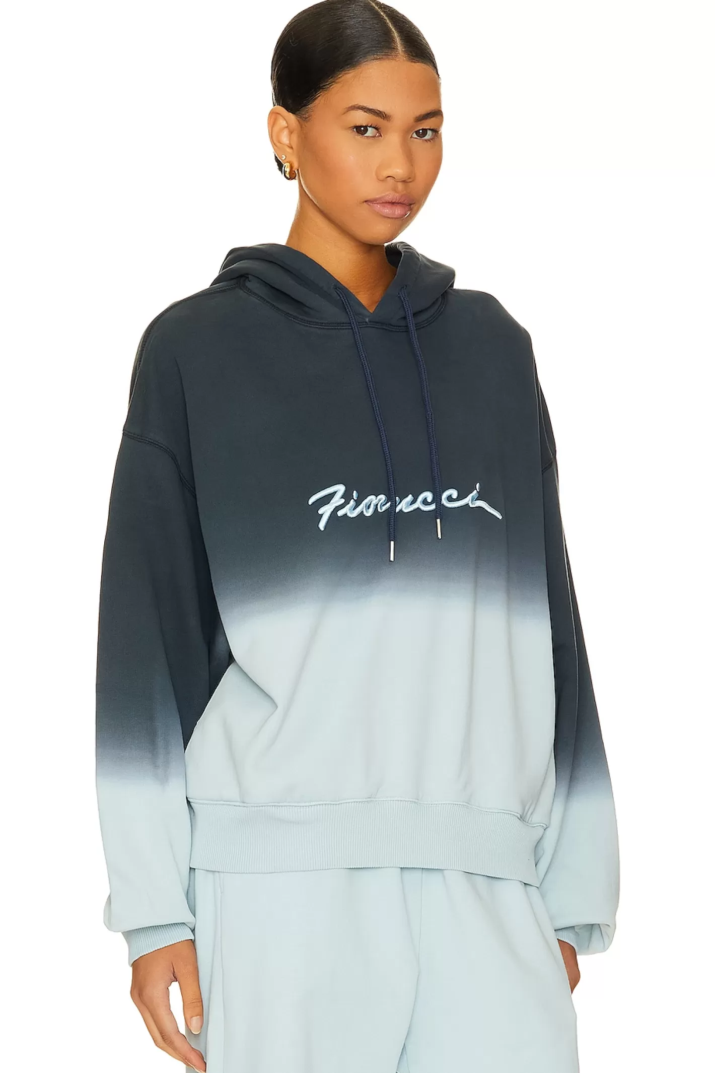 Ombre Squiggle Logo Hoodie>FIORUCCI Best