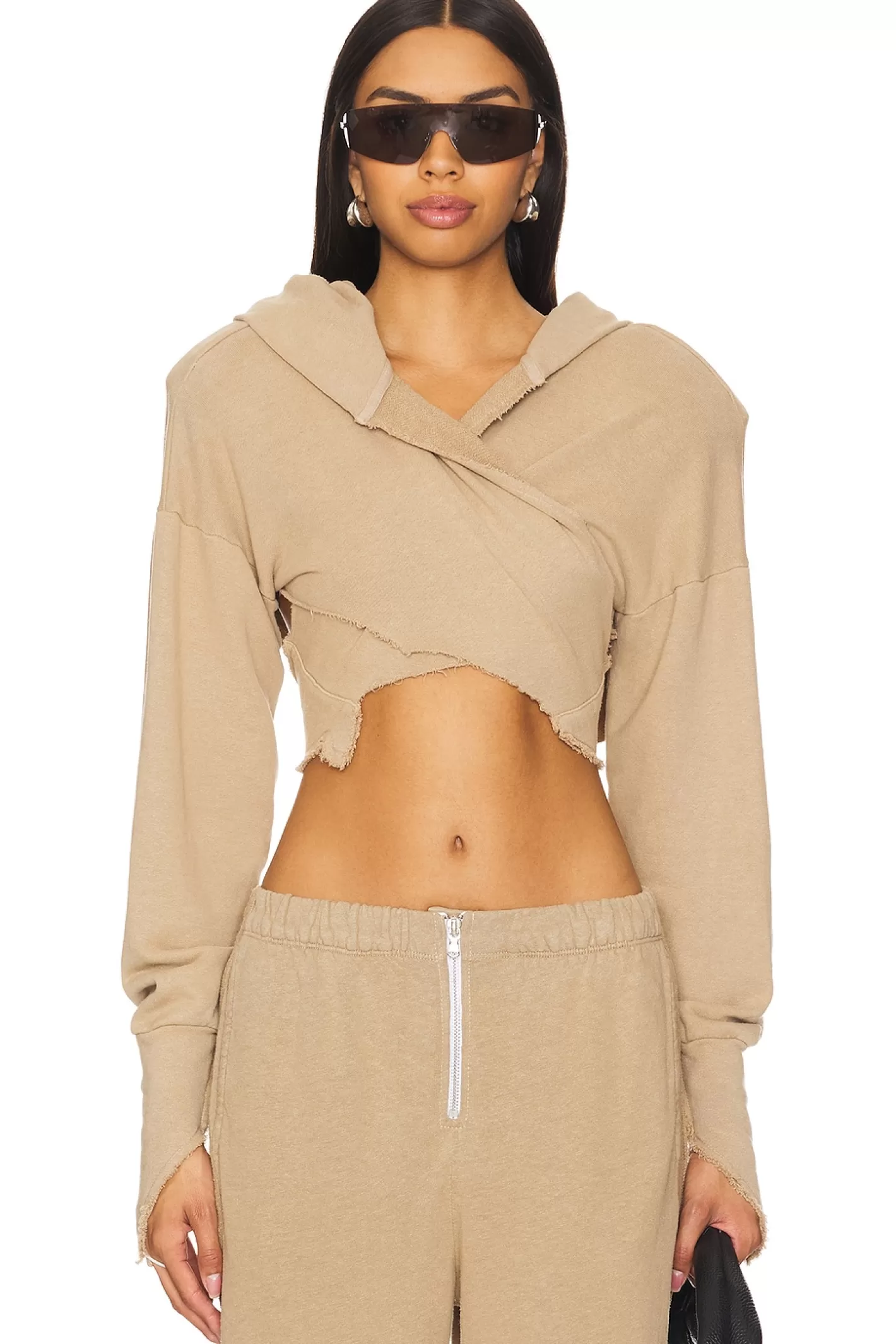 Open Seam Wrap Hoodie>SAMI MIRO VINTAGE Clearance