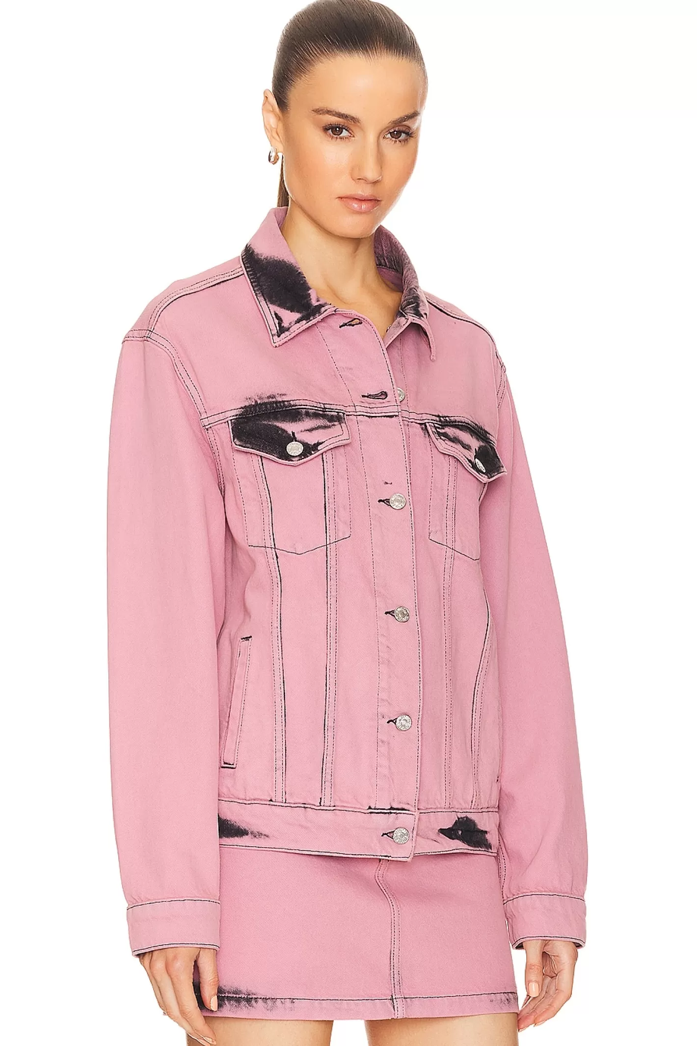 Overdyed Denim Jacket>Moschino Jeans Sale