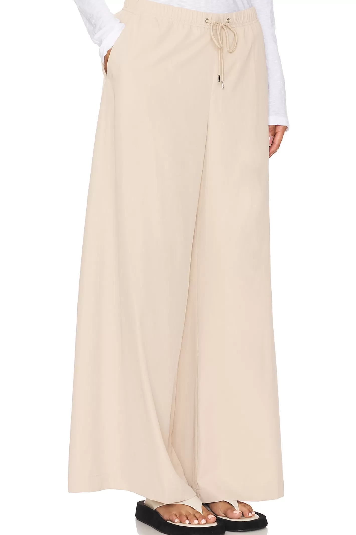 Oversized Matte Wide Leg Pant>James Perse Store