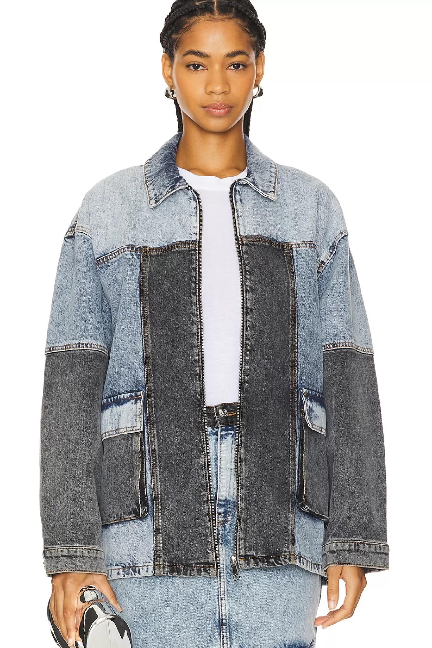 Oversized Patchwork Jacket>ROTATE Flash Sale