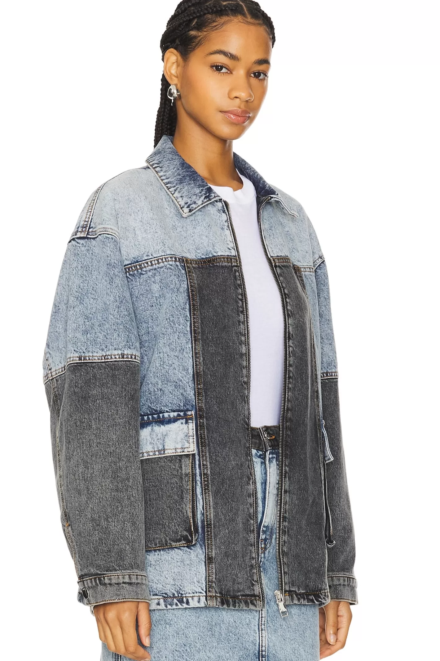 Oversized Patchwork Jacket>ROTATE Flash Sale