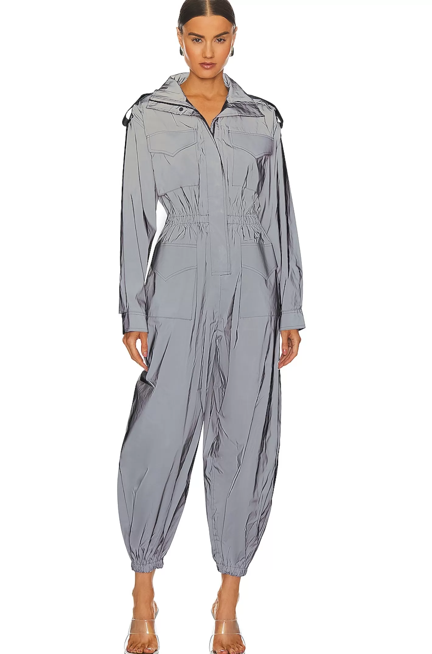 Oversized Turtle Cargo Jumpsuit>Norma Kamali Discount