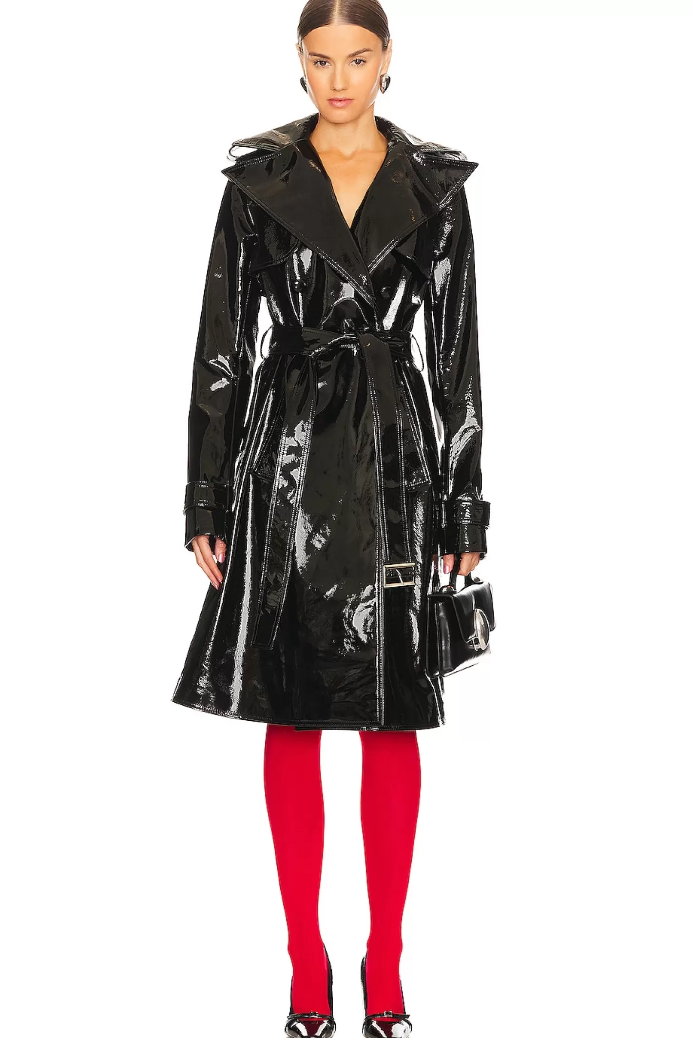 Patent Leather Trench Coat>LaQuan Smith Online