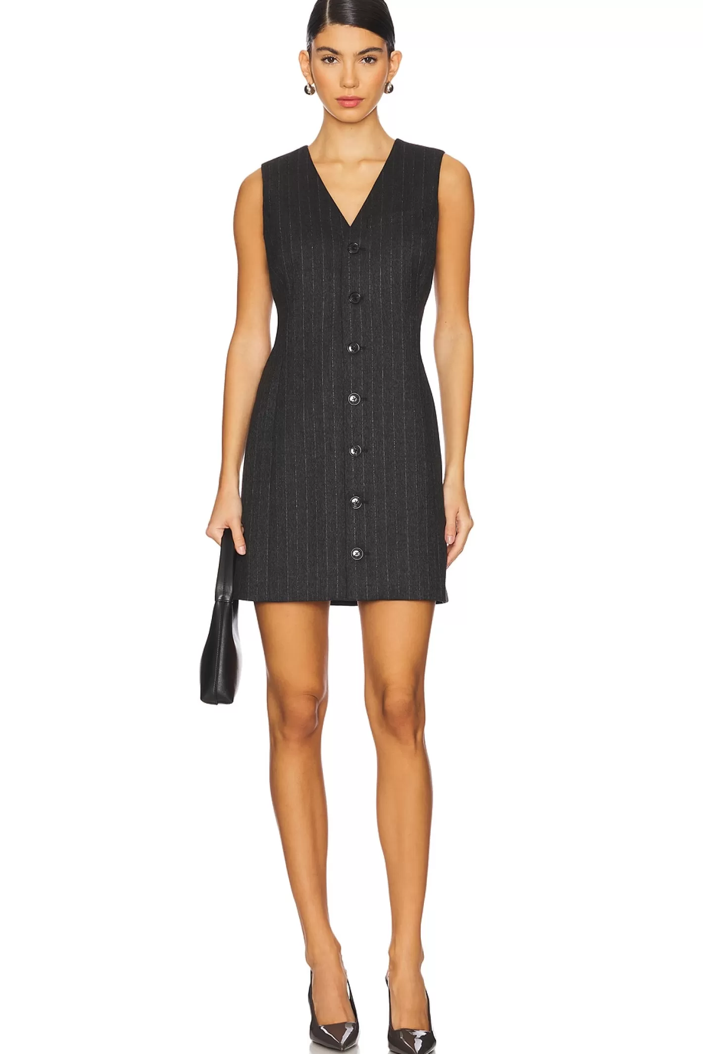 Pinstripe Suiting Dress>FRAME Best Sale