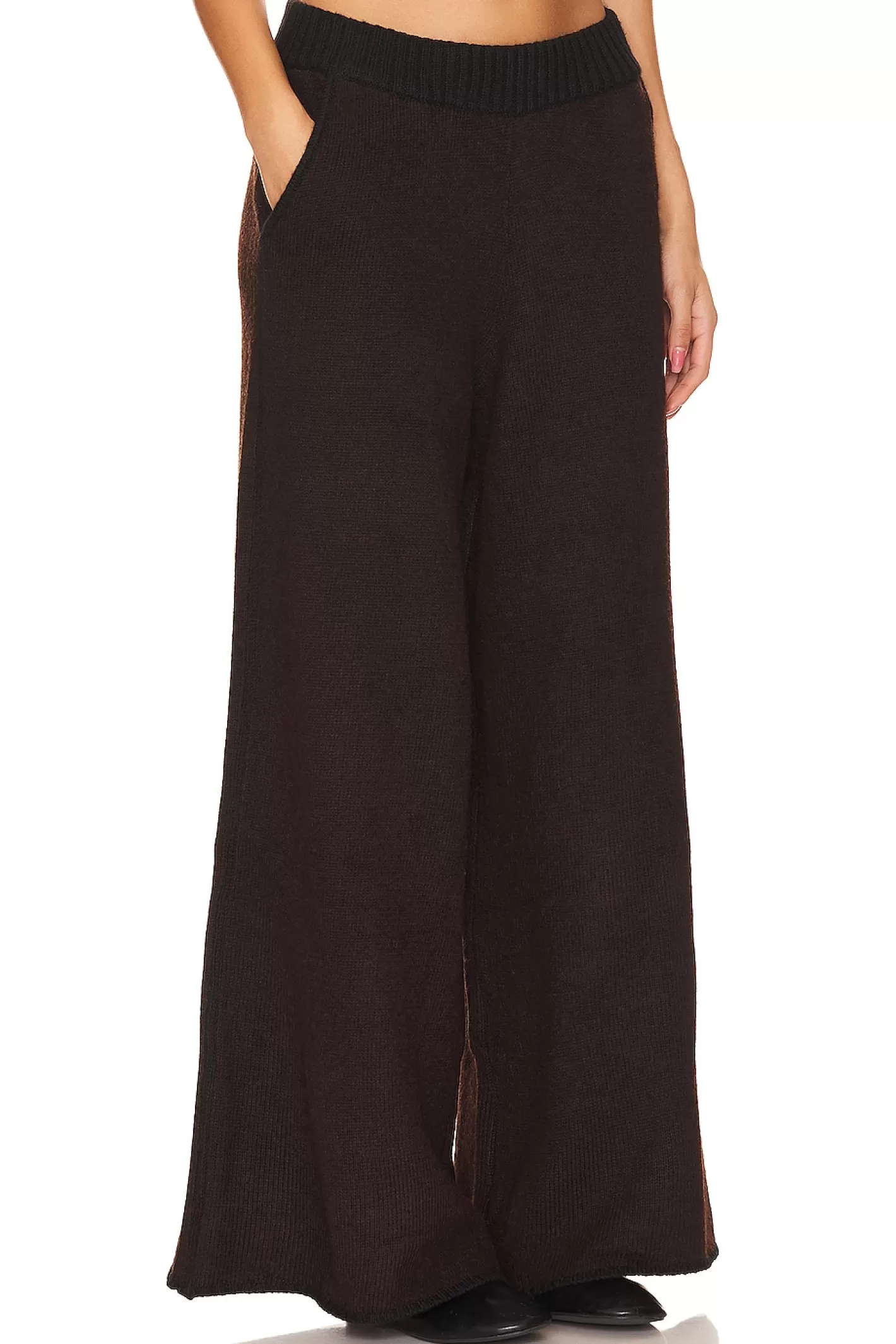 Piped Wide Leg Pull On Knit Pant>WeWoreWhat Hot