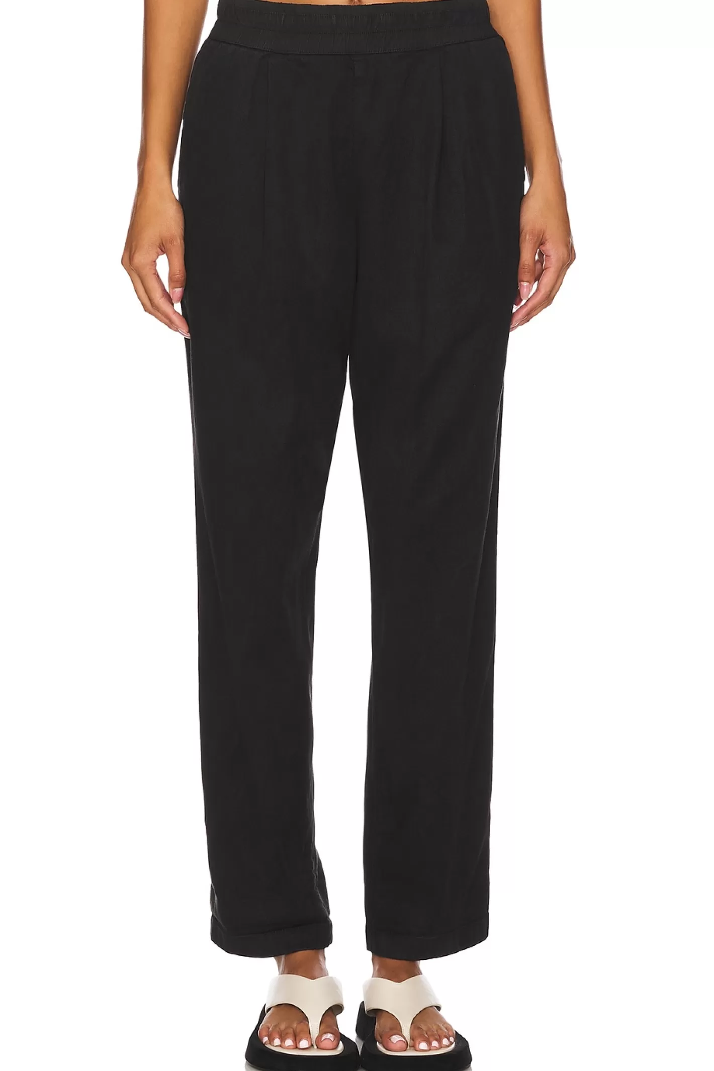 Pleat Relaxed Fit Pant>James Perse Outlet