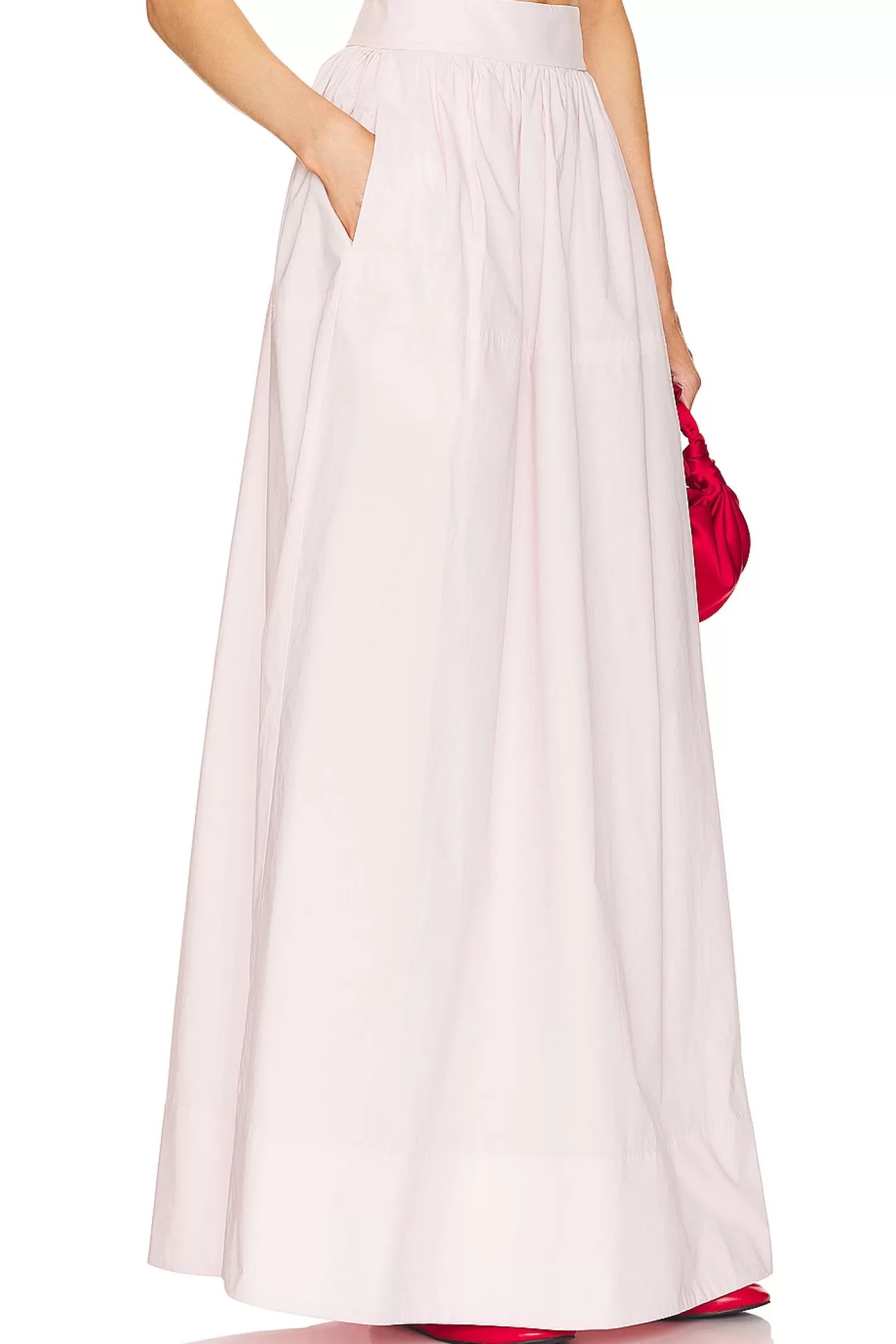 Poplin Maxi Skirt>Helsa Outlet