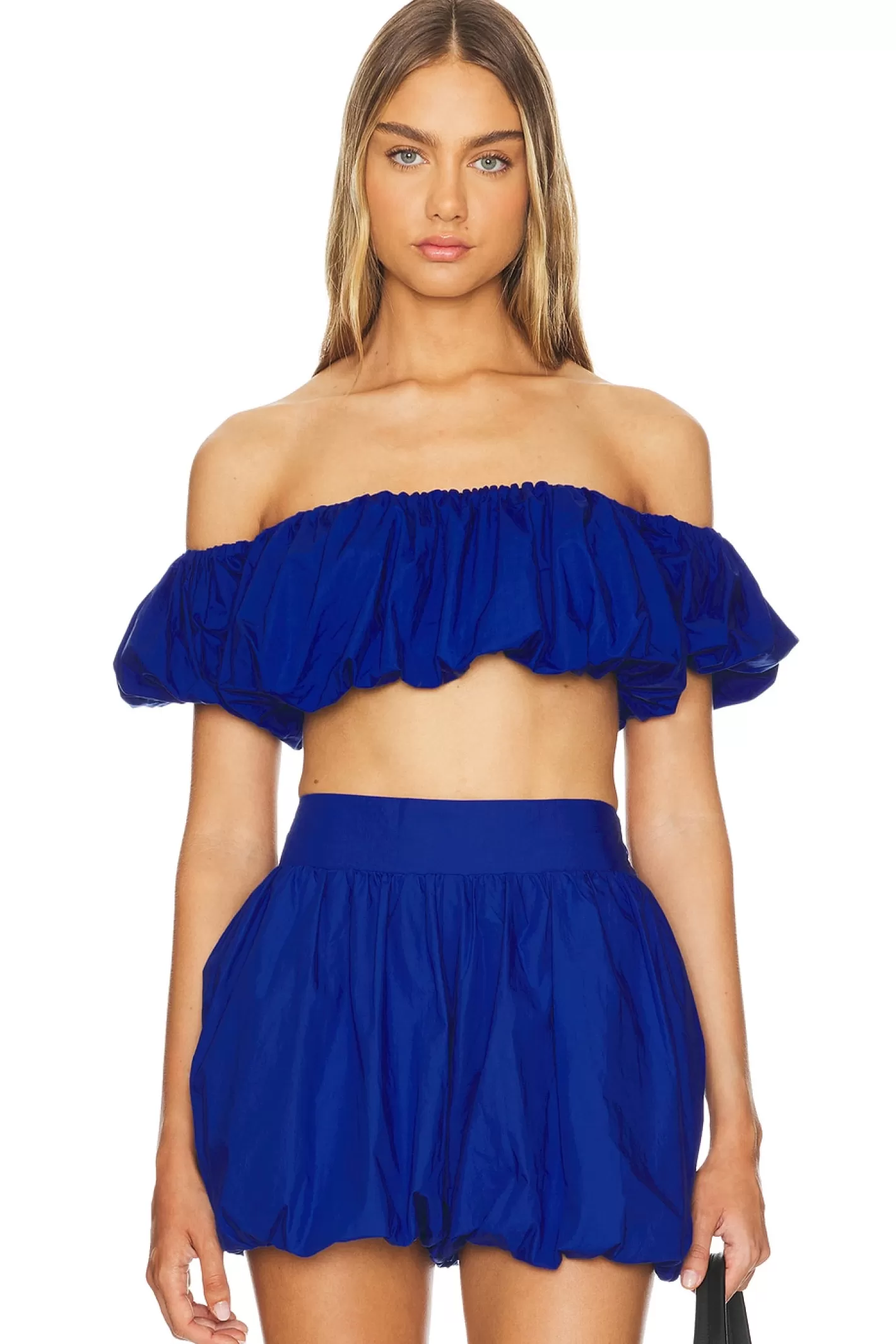 Puff Sleeve Crop Top>Susana Monaco Flash Sale