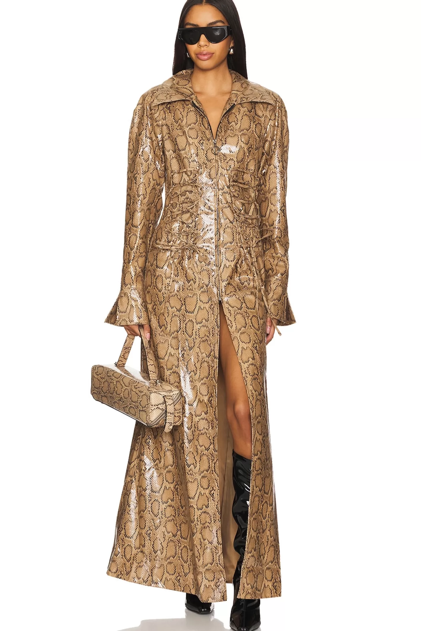 Python Trench Coat>Kim Shui Discount