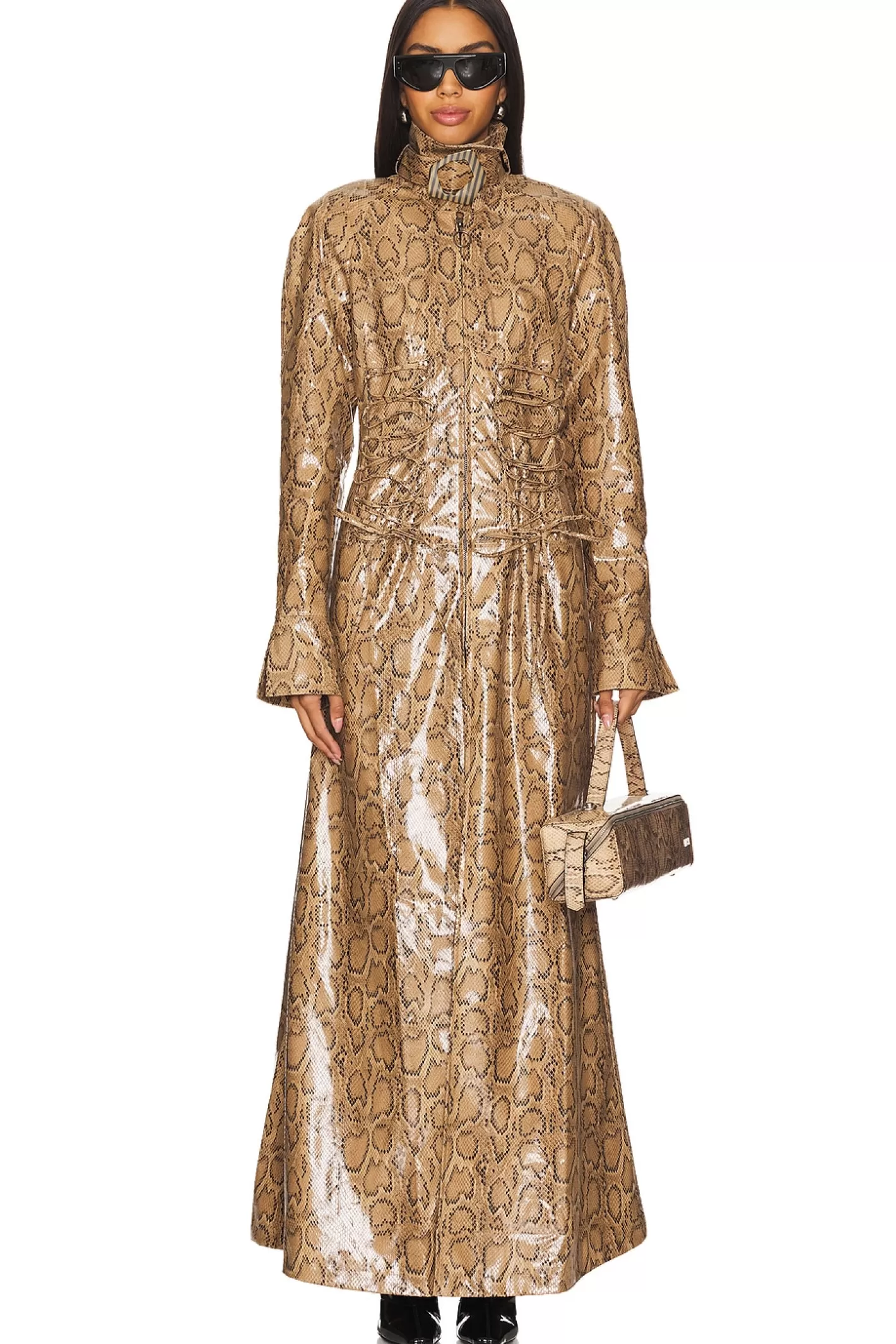 Python Trench Coat>Kim Shui Discount