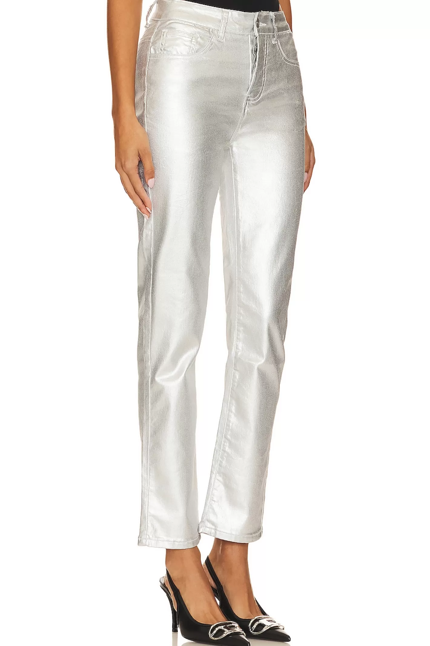 Regina Metallic Jean>superdown Fashion