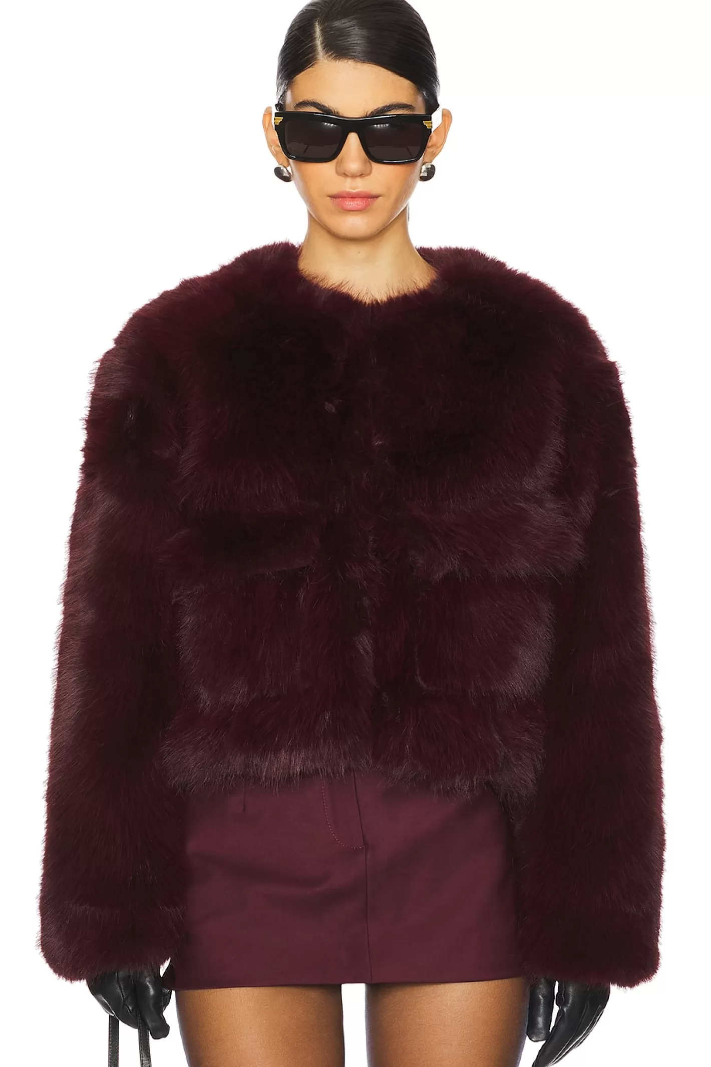 Reysha Faux Fur Jacket>4th & Reckless Flash Sale
