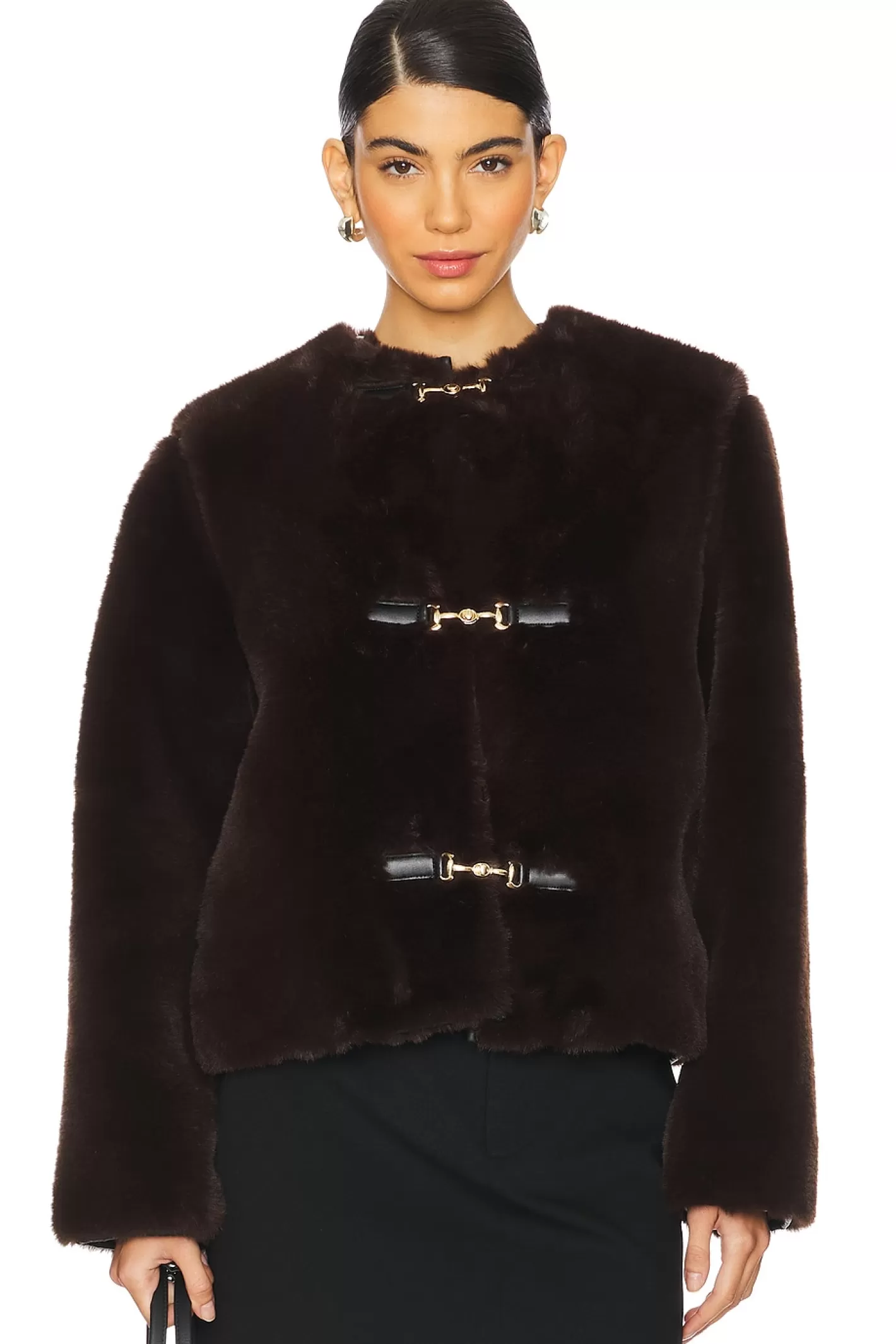 Rhoda Faux Fur Jacket>Lovers and Friends Cheap