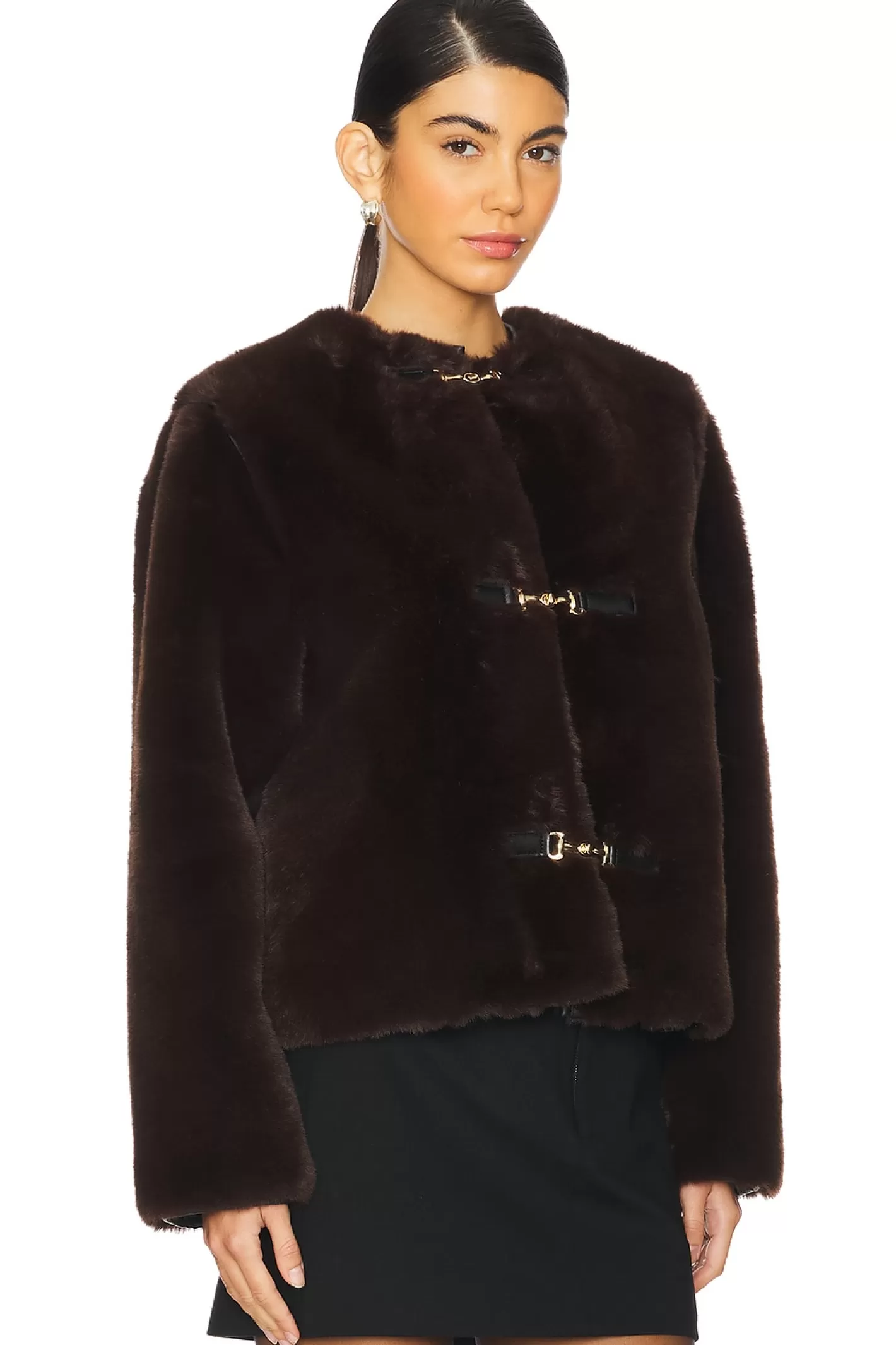 Rhoda Faux Fur Jacket>Lovers and Friends Cheap