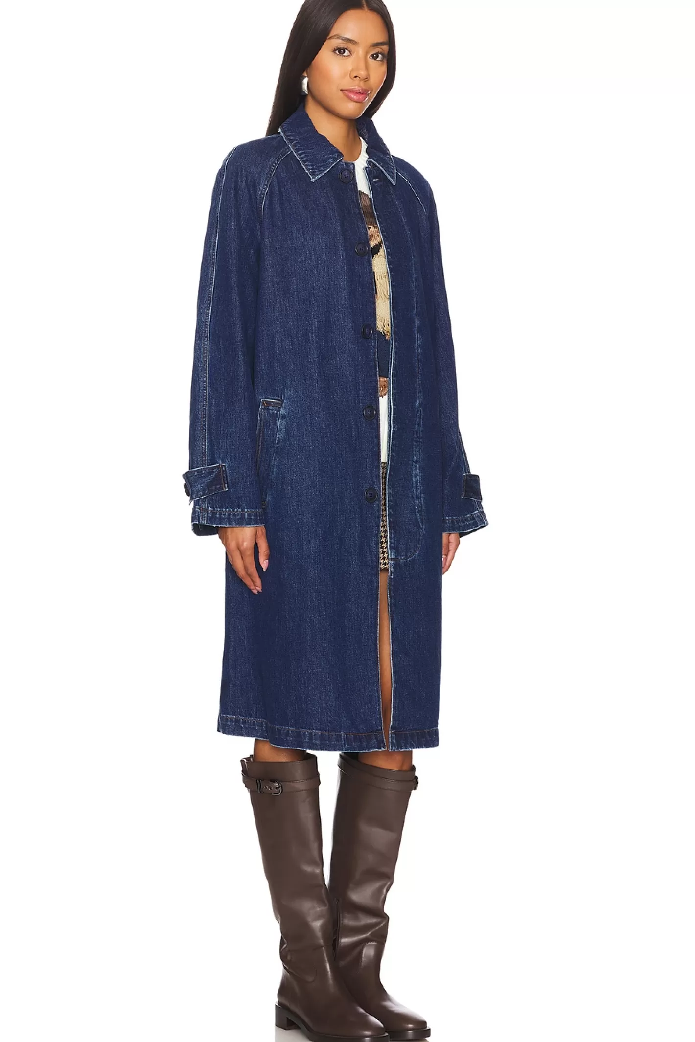 Rigid Denim Coat>Polo Ralph Lauren Flash Sale