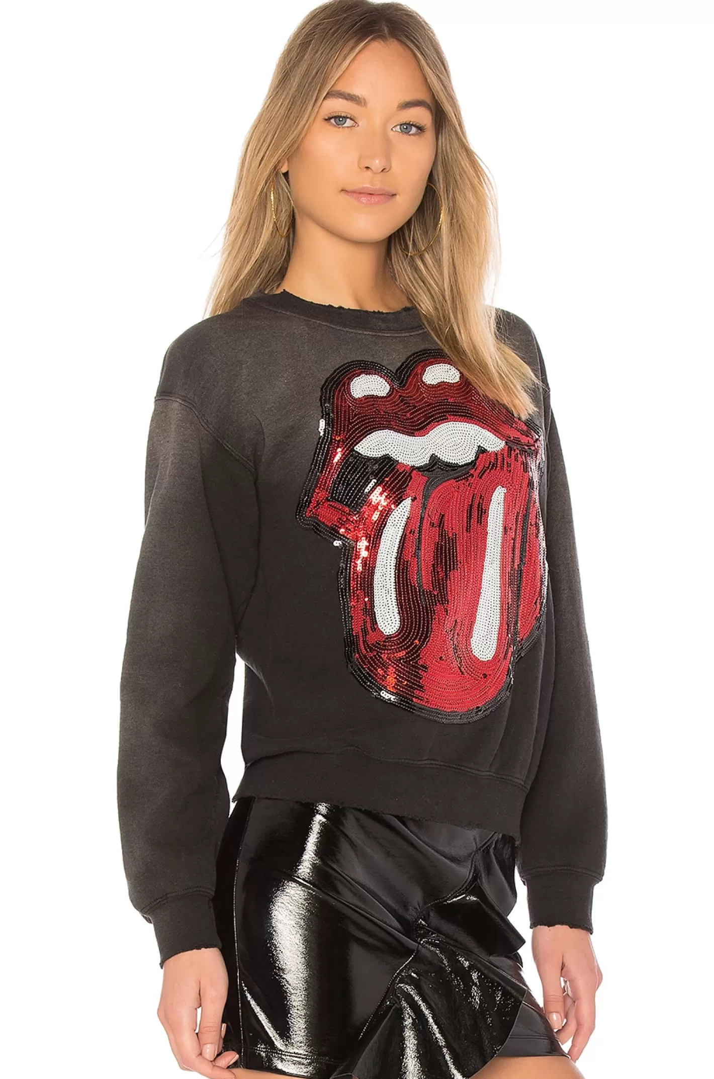 Rolling Stones Sequins Sweatshirt>Madeworn Cheap