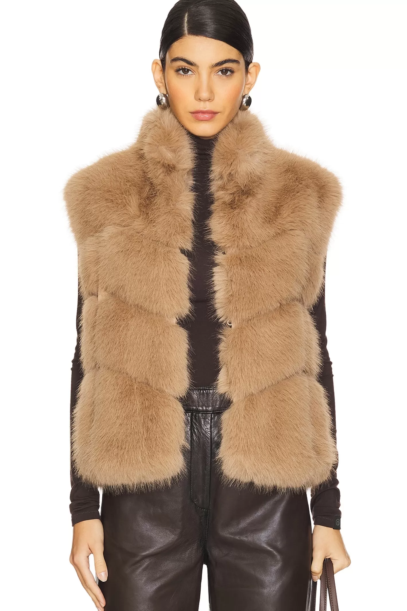 Rosario Faux Fur Vest>Generation Love Best Sale