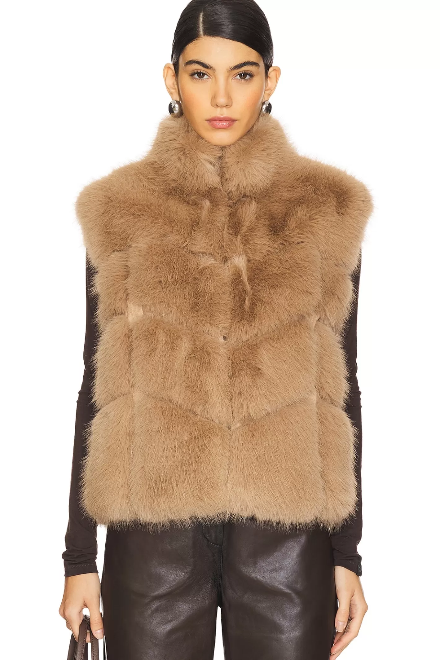 Rosario Faux Fur Vest>Generation Love Best Sale