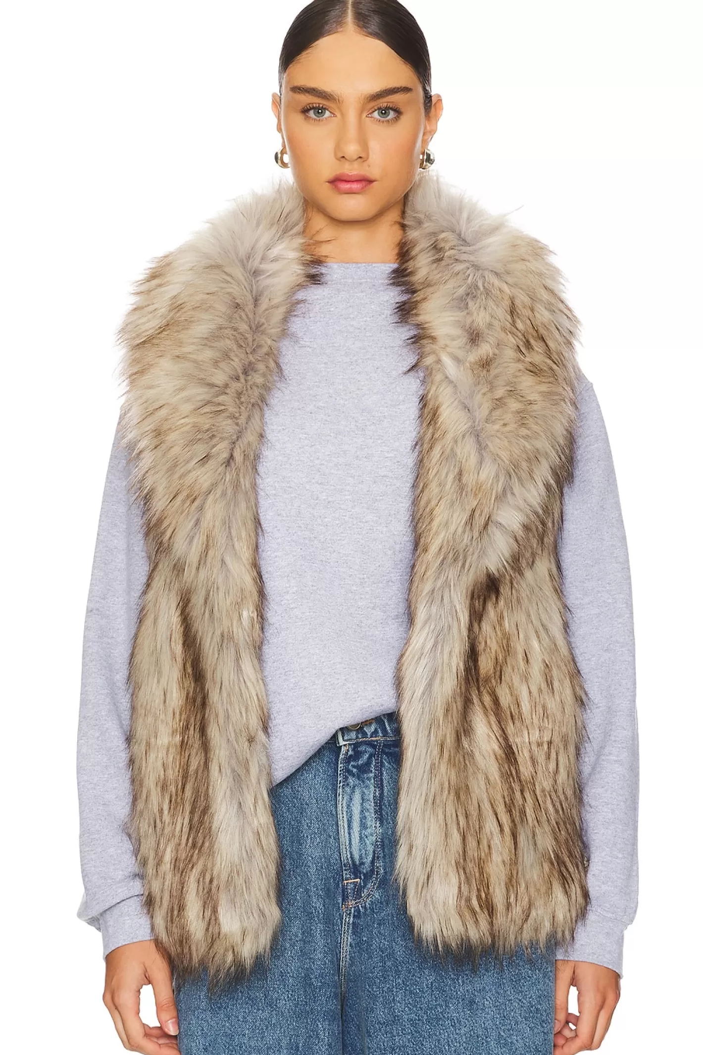 Rubicon Faux Fur Vest>Unreal Fur Best Sale