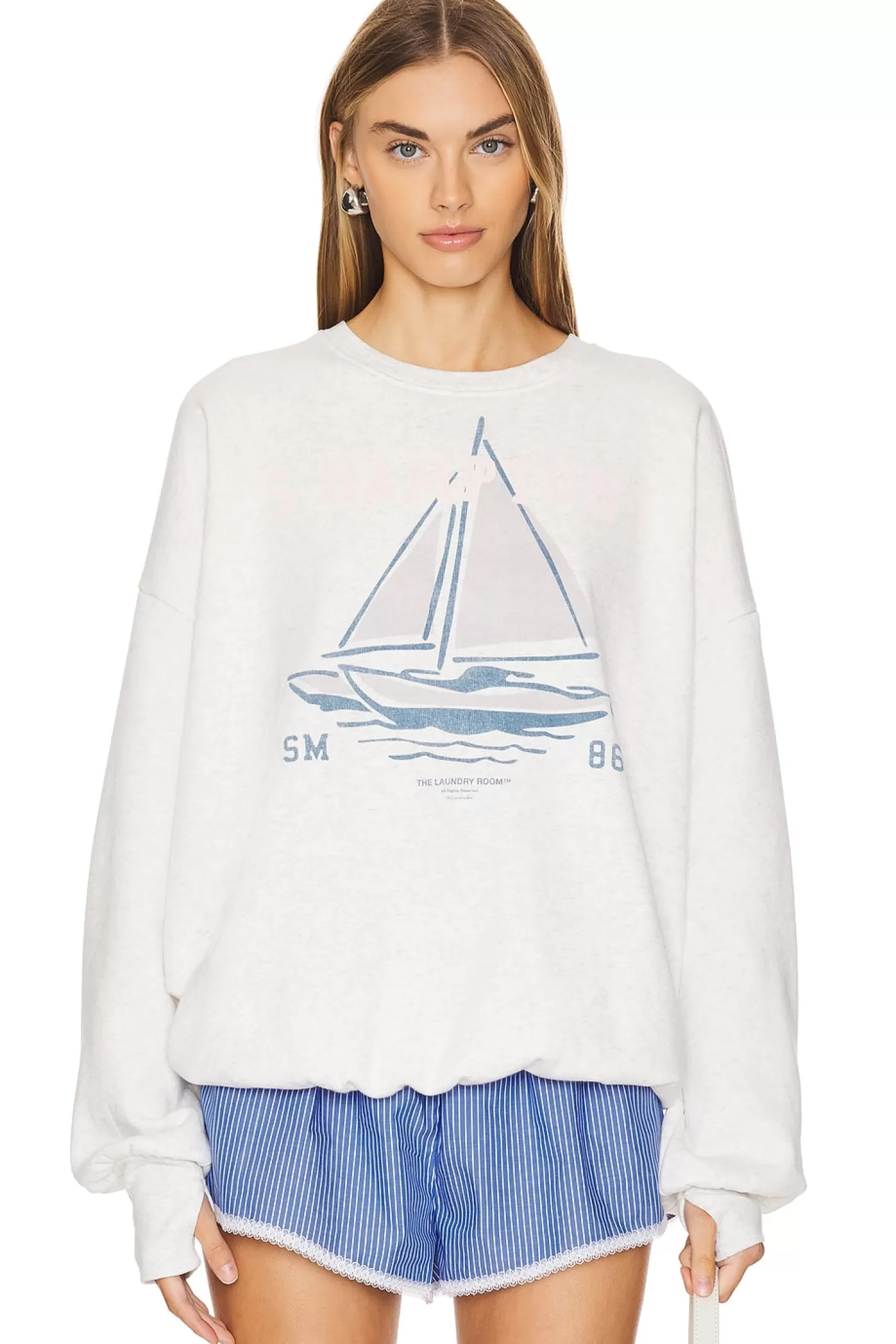 S. Hamptons Regatta Sweatshirt>The Laundry Room New