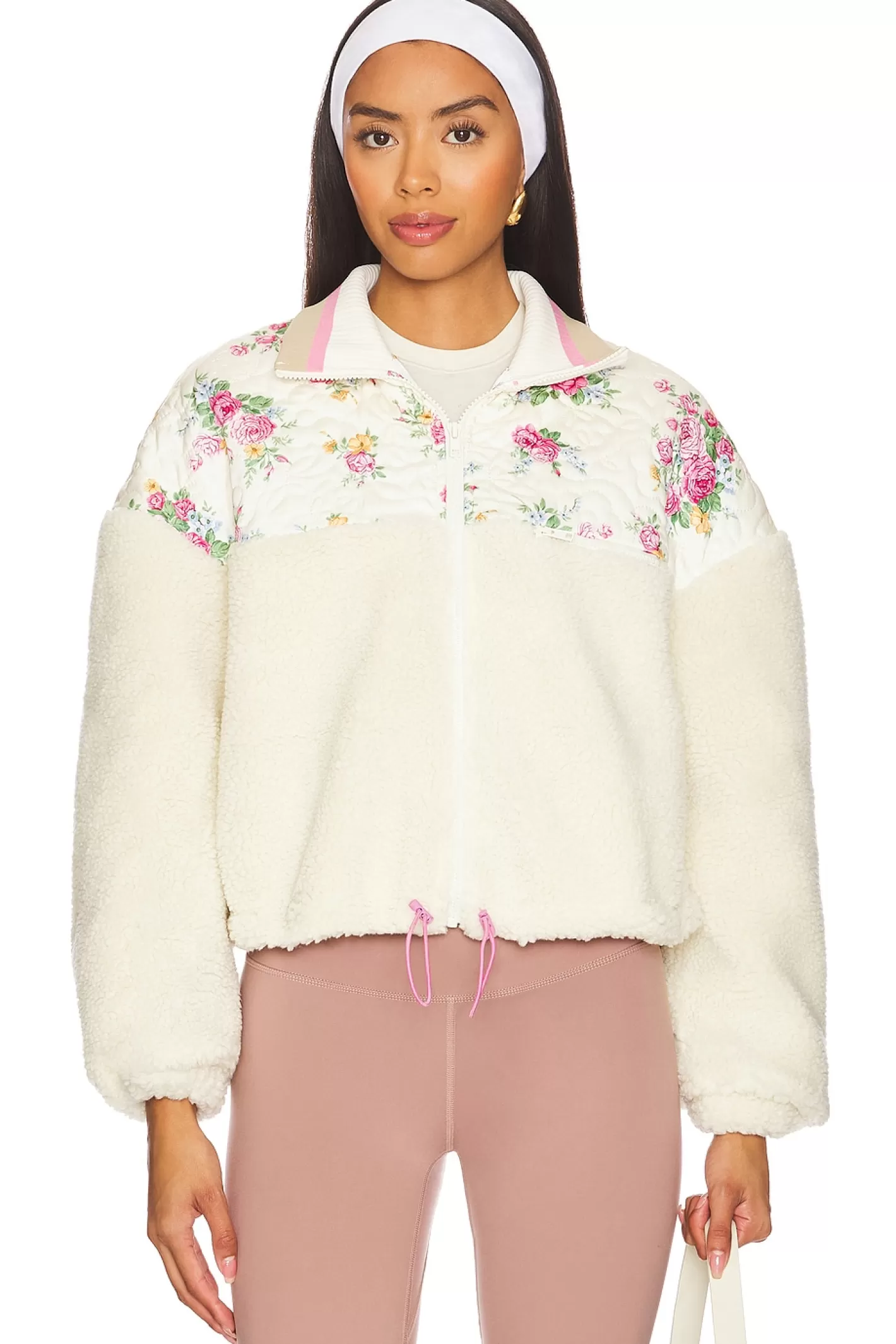 Saide Floral Fleece Jacket>For Love & Lemons Outlet