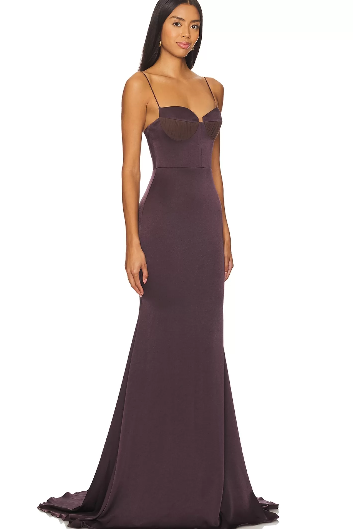 Satin Bustier Gown>Alex Perry Best