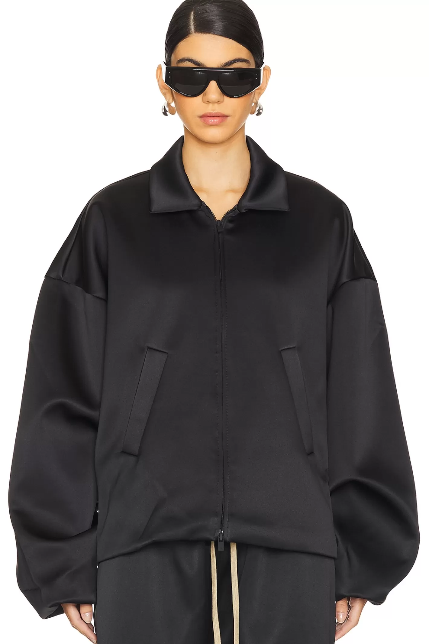 Satin Nylon Bomber Jacket>Fear of God ESSENTIALS Fashion