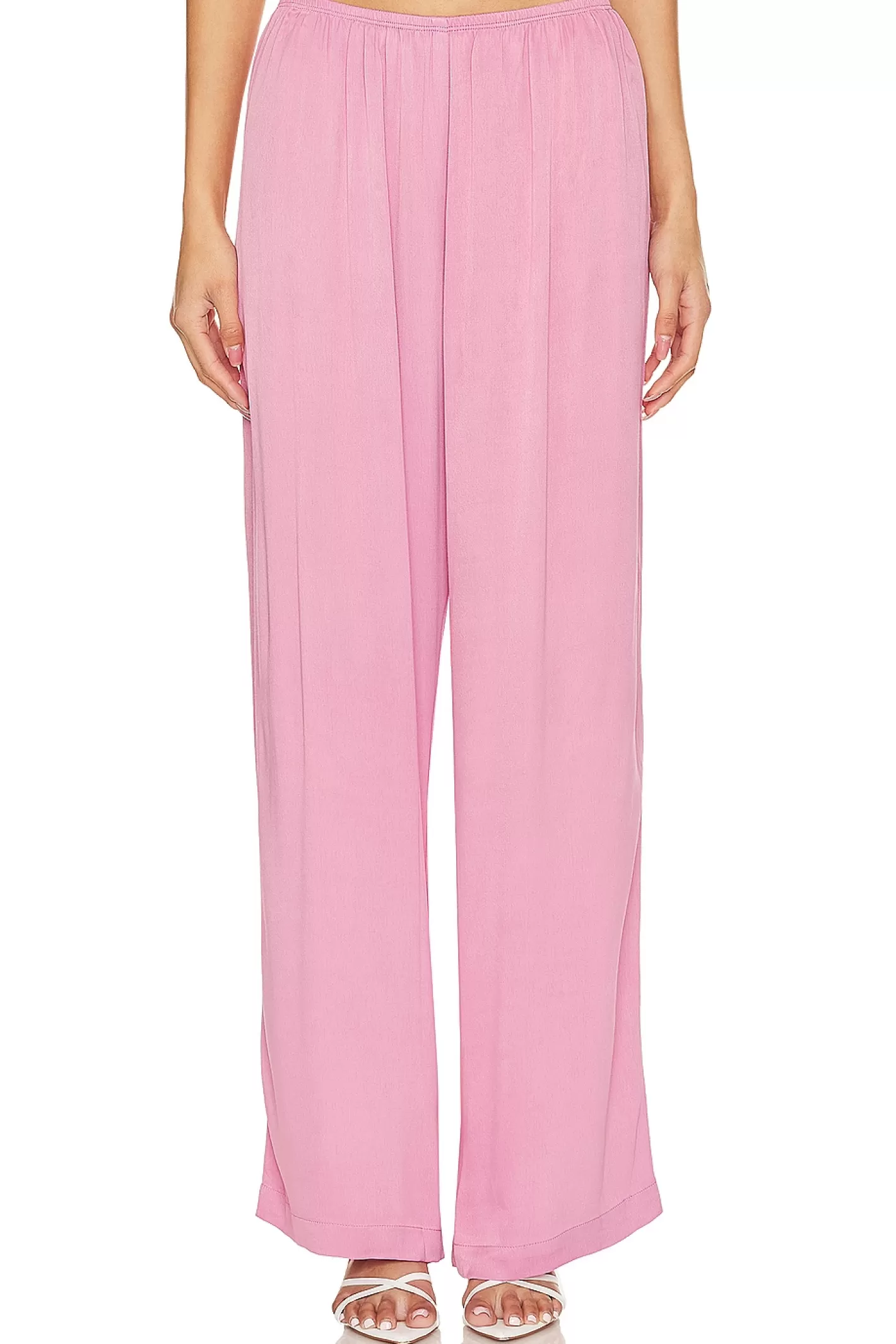 Satiny Simple Pant>DONNI. Clearance