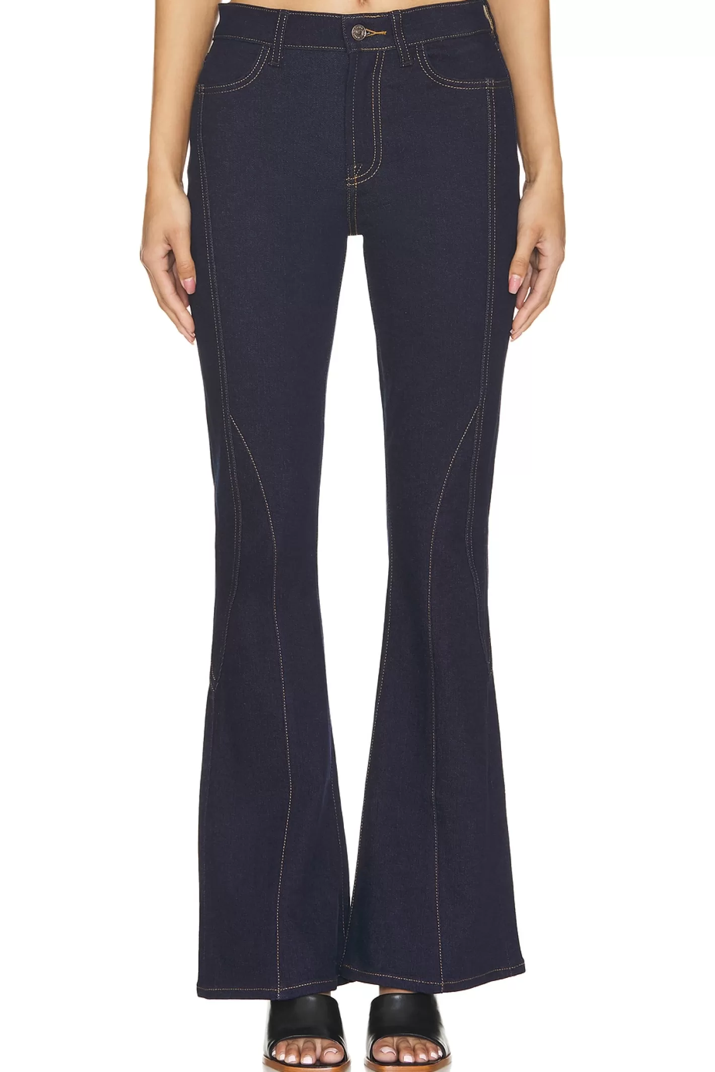 Seamed High Waisted Ali>7 For All Mankind Discount