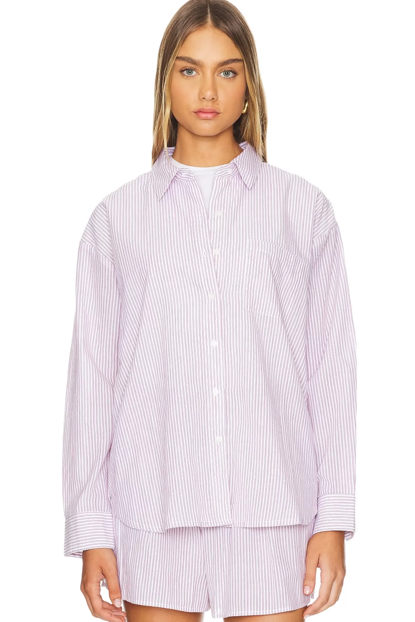 Serena Button Down>Skin Store