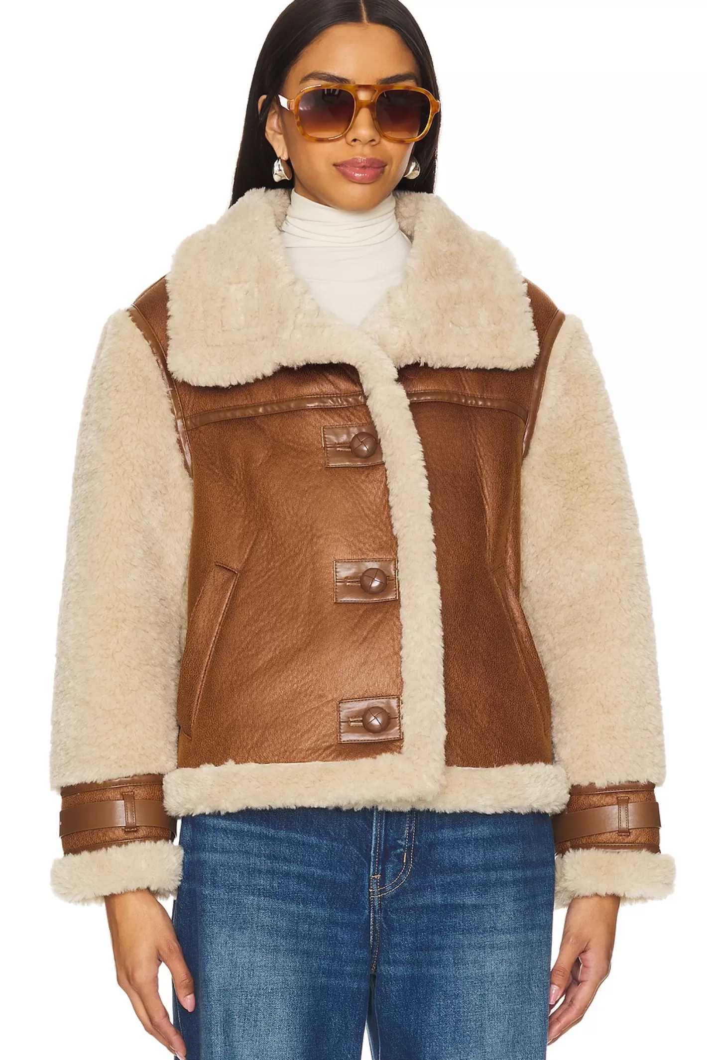 Serena Faux Fur Jacket>HEARTLOOM Discount