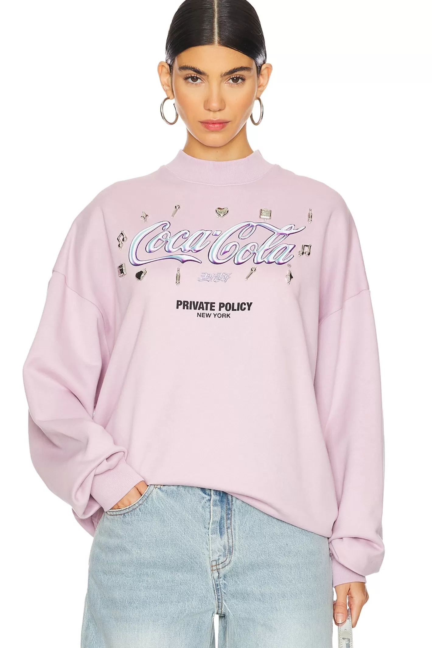 Silver Charm Sweatshirt>PRIVATE POLICY Cheap