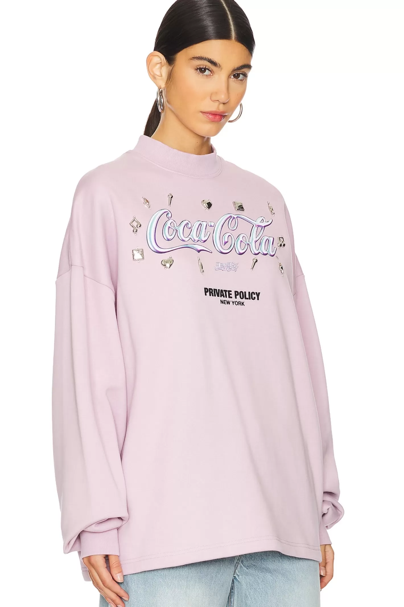 Silver Charm Sweatshirt>PRIVATE POLICY Cheap