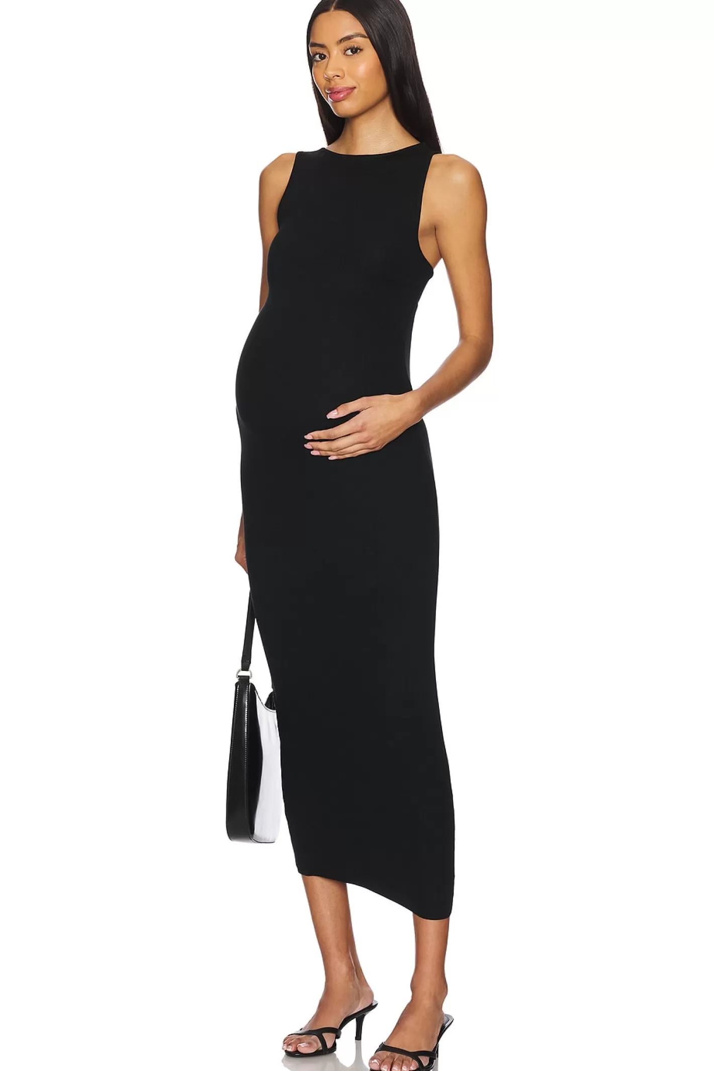 Soft Rib Boat Neck Midi Dress>BUMPSUIT Fashion