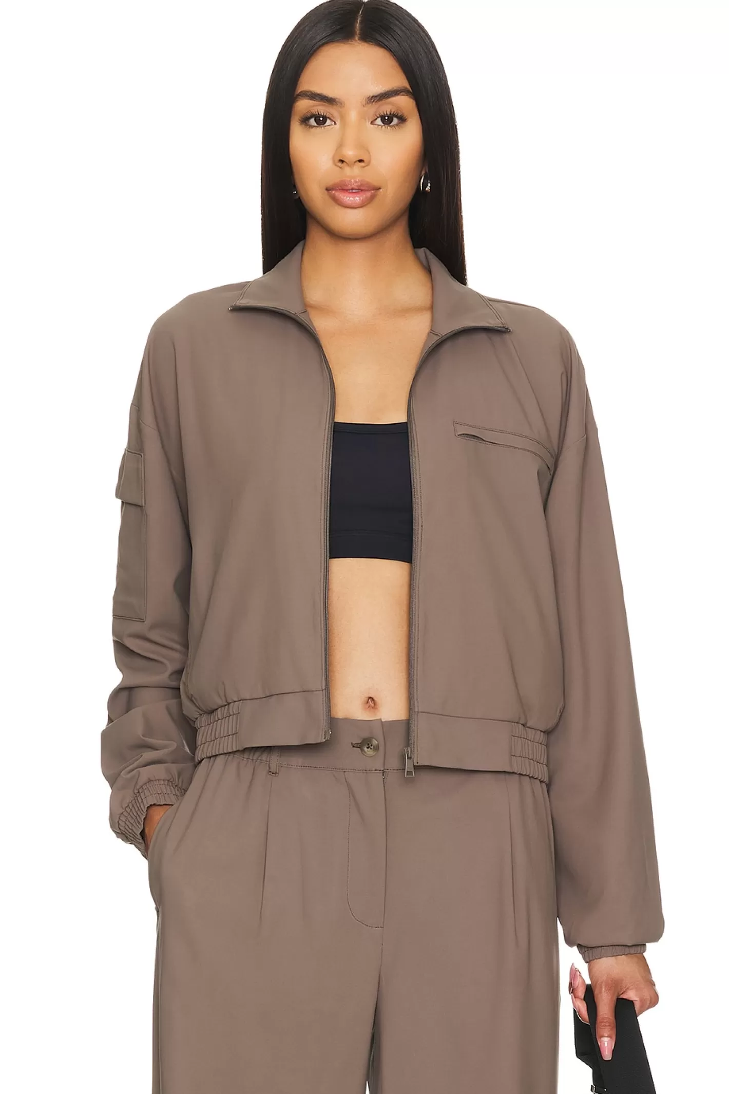 Status Pocket Sleeve Cropped Jacket>Beyond Yoga Flash Sale