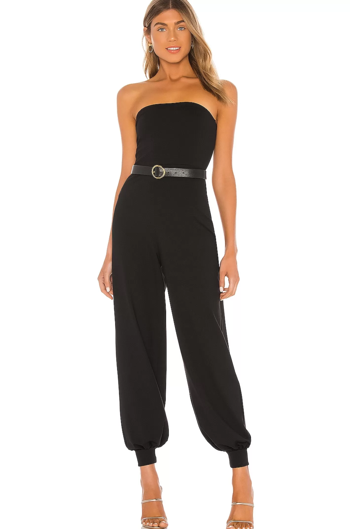 Strapless Cuffed Ankle Jumpsuit>Susana Monaco Sale